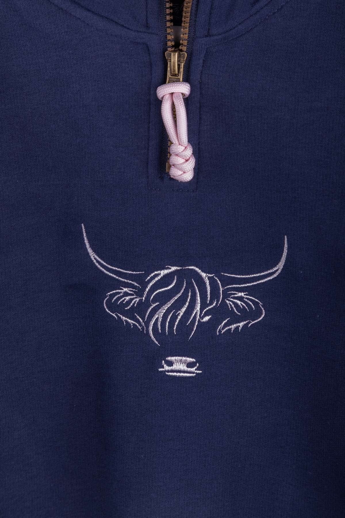 Rydale Mini Girls Quarter Zip Sweatshirt - Byland