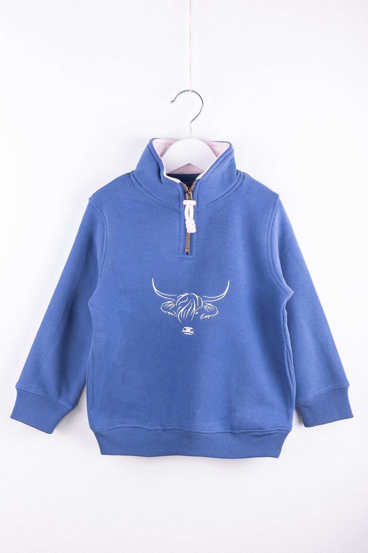 Rydale Mini Girls Quarter Zip Sweatshirt - Byland