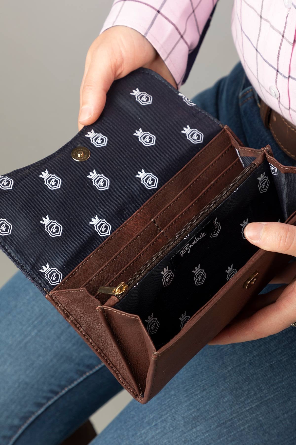 Rydale Ladies Tweed Snaffle Purse - Helmsley