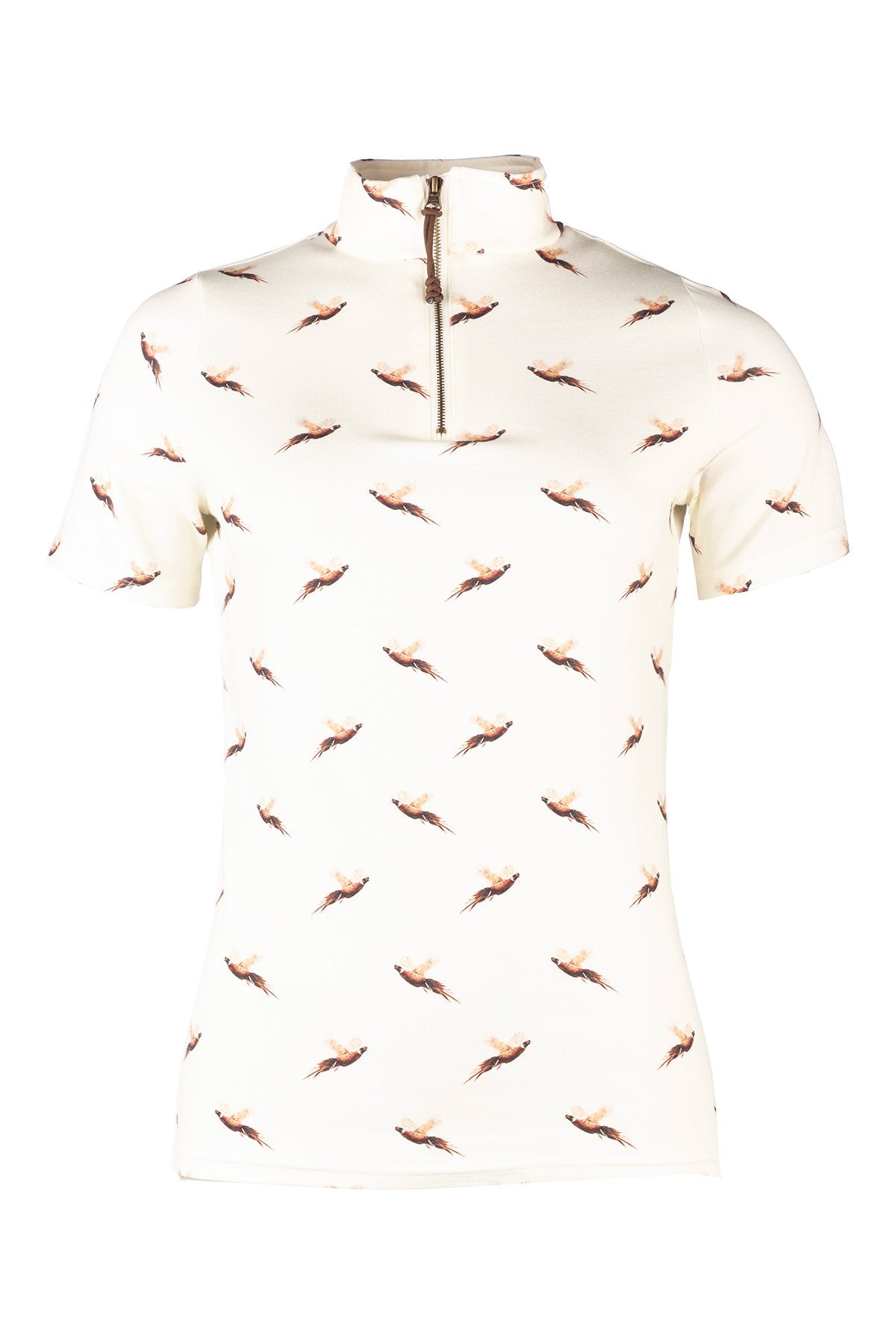 Rydale Ladies Short Sleeved 1/4 Zip Top - Foxholes