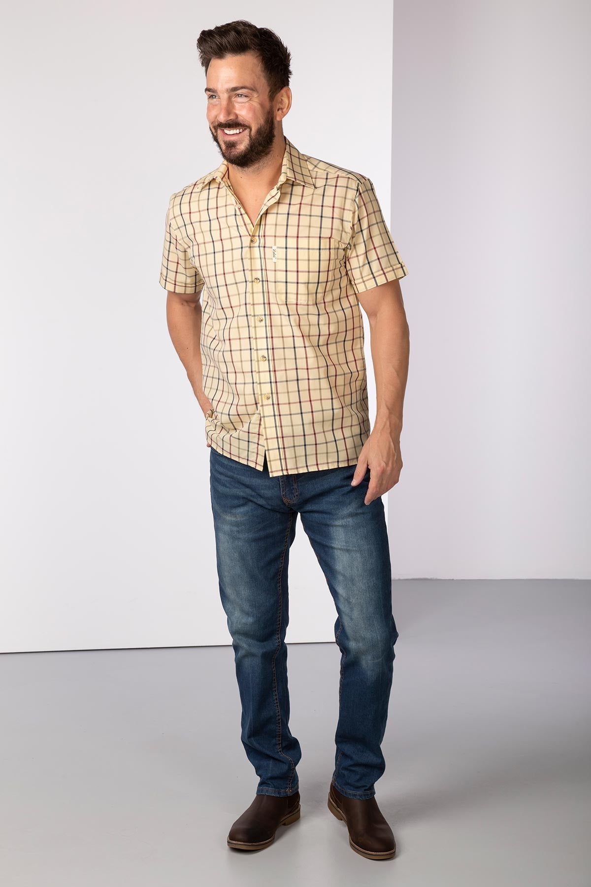 Rydale Men's Short Sleeved Check Shirt