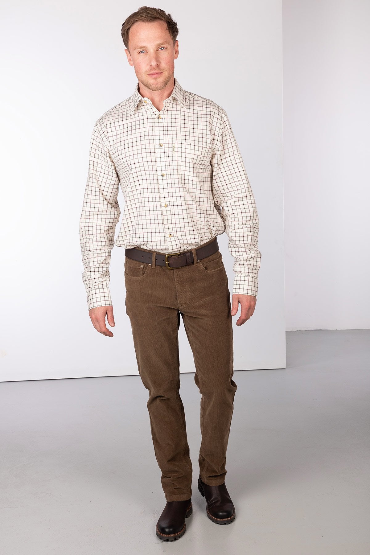 Rydale Men's Straight Leg Corduroy Trousers - Rupert