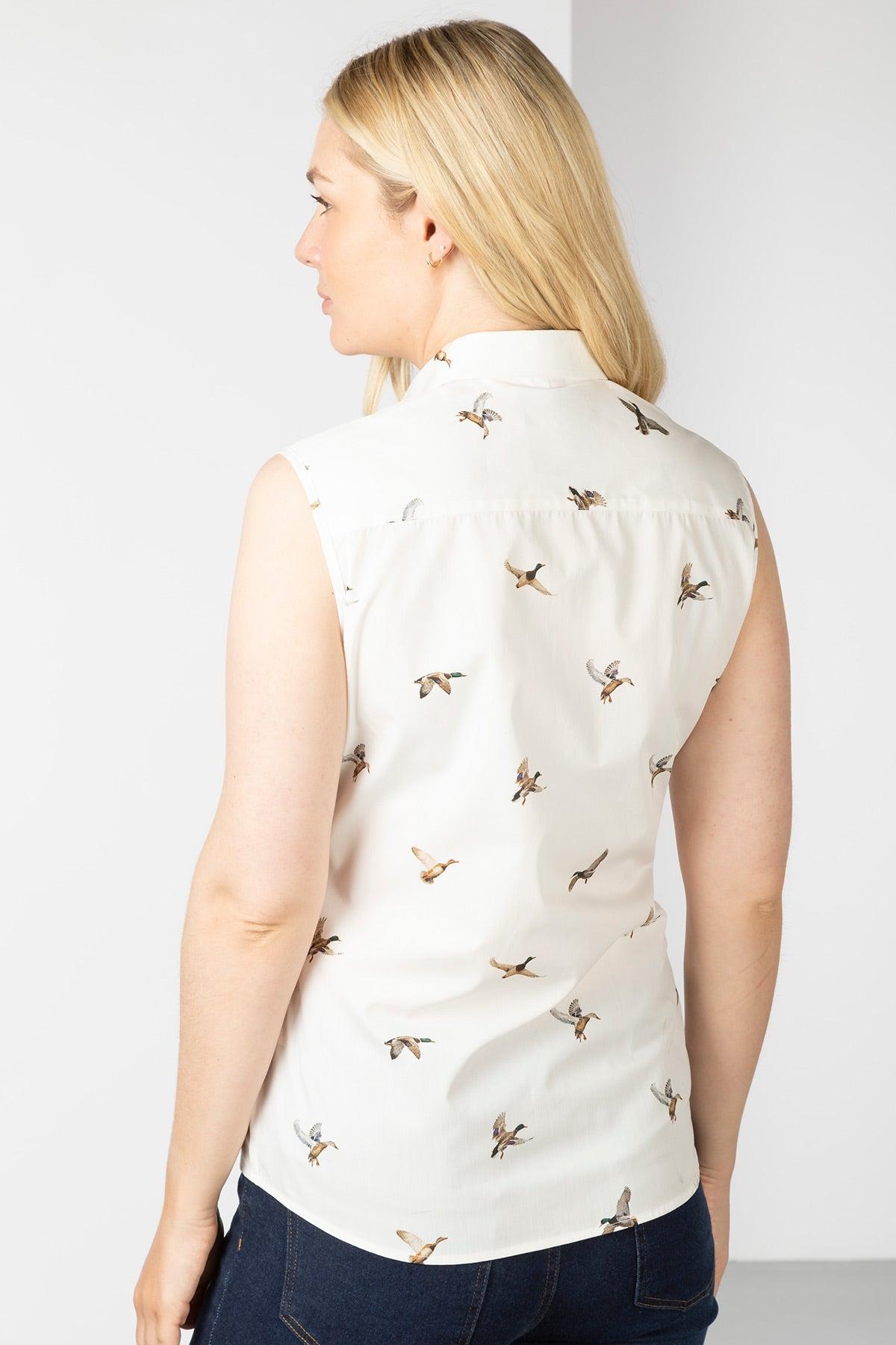 Rydale Ladies Sleeveless Shirt With Collar - Wistow II