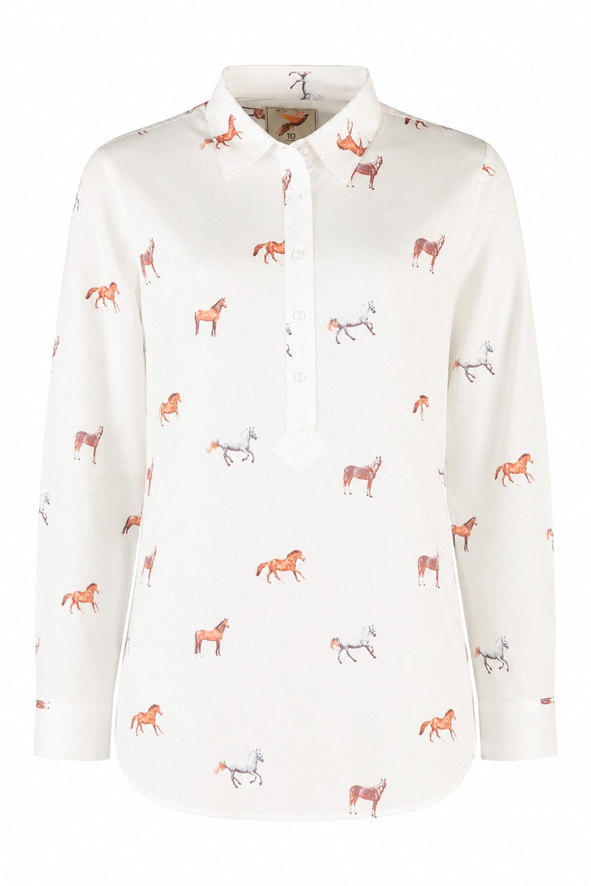 Rydale Ladies Printed Overhead Shirt - Wistow II