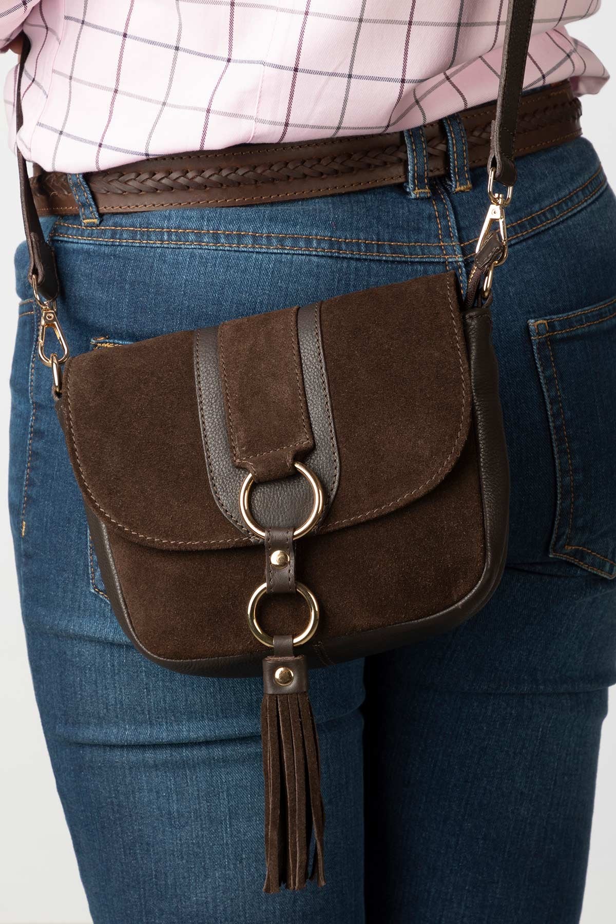 Rydale Ladies Suede Cross Body Bag - Helmsley