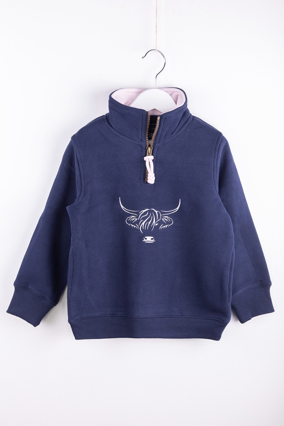 Rydale Mini Girls Quarter Zip Sweatshirt - Byland