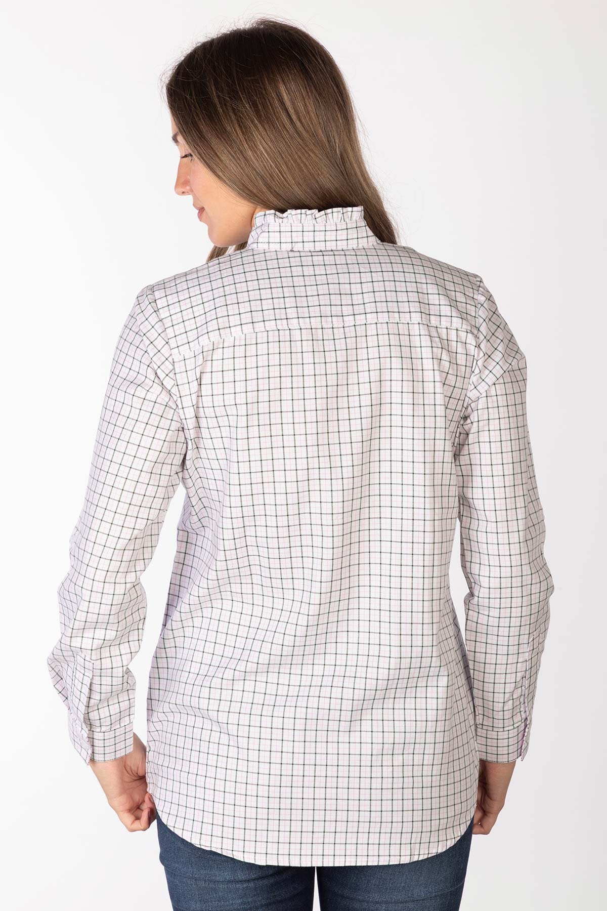 Rydale Ladies Hannah Overhead Ruffled Shirt - Ellie