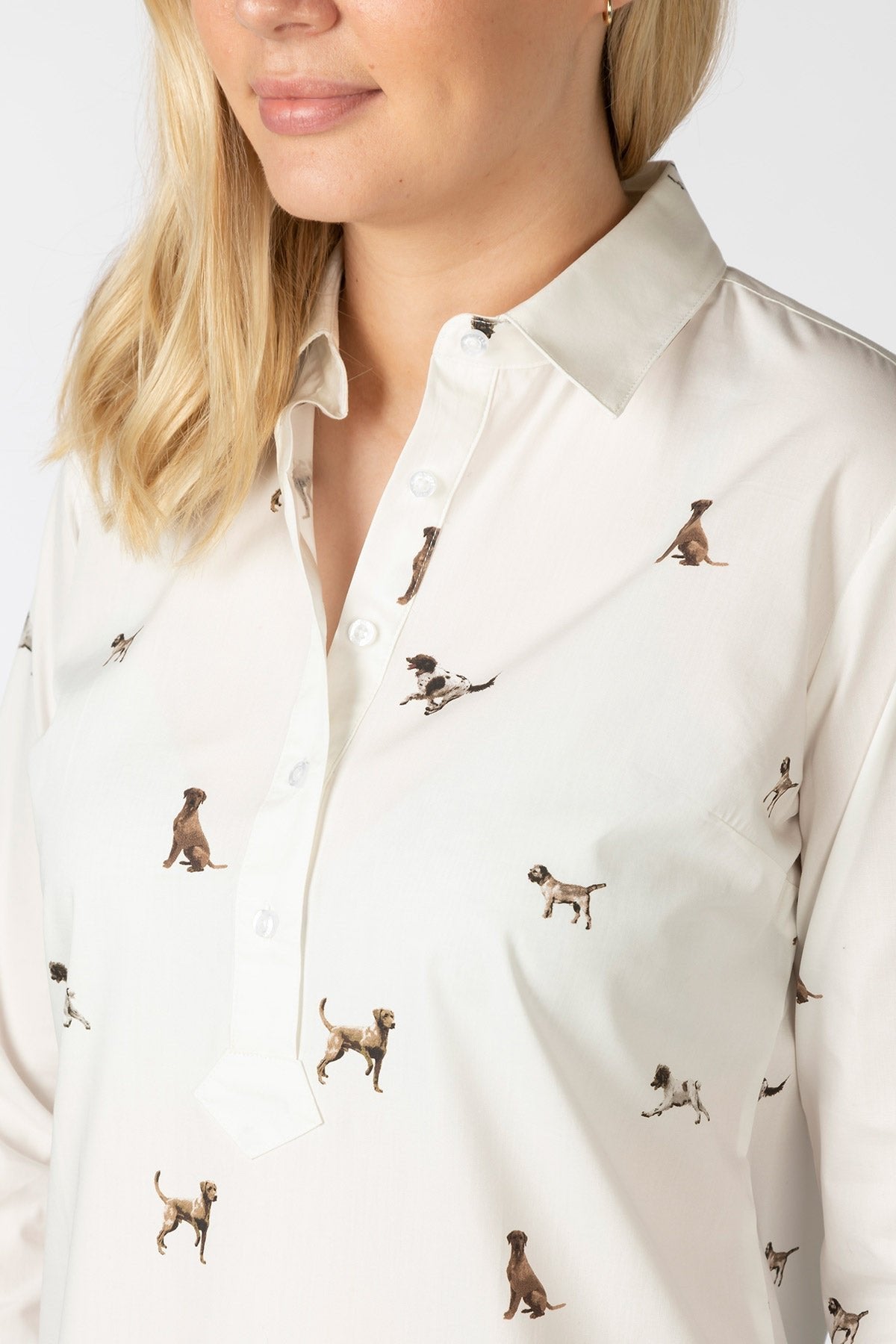 Rydale Ladies Printed Overhead Shirt - Wistow II