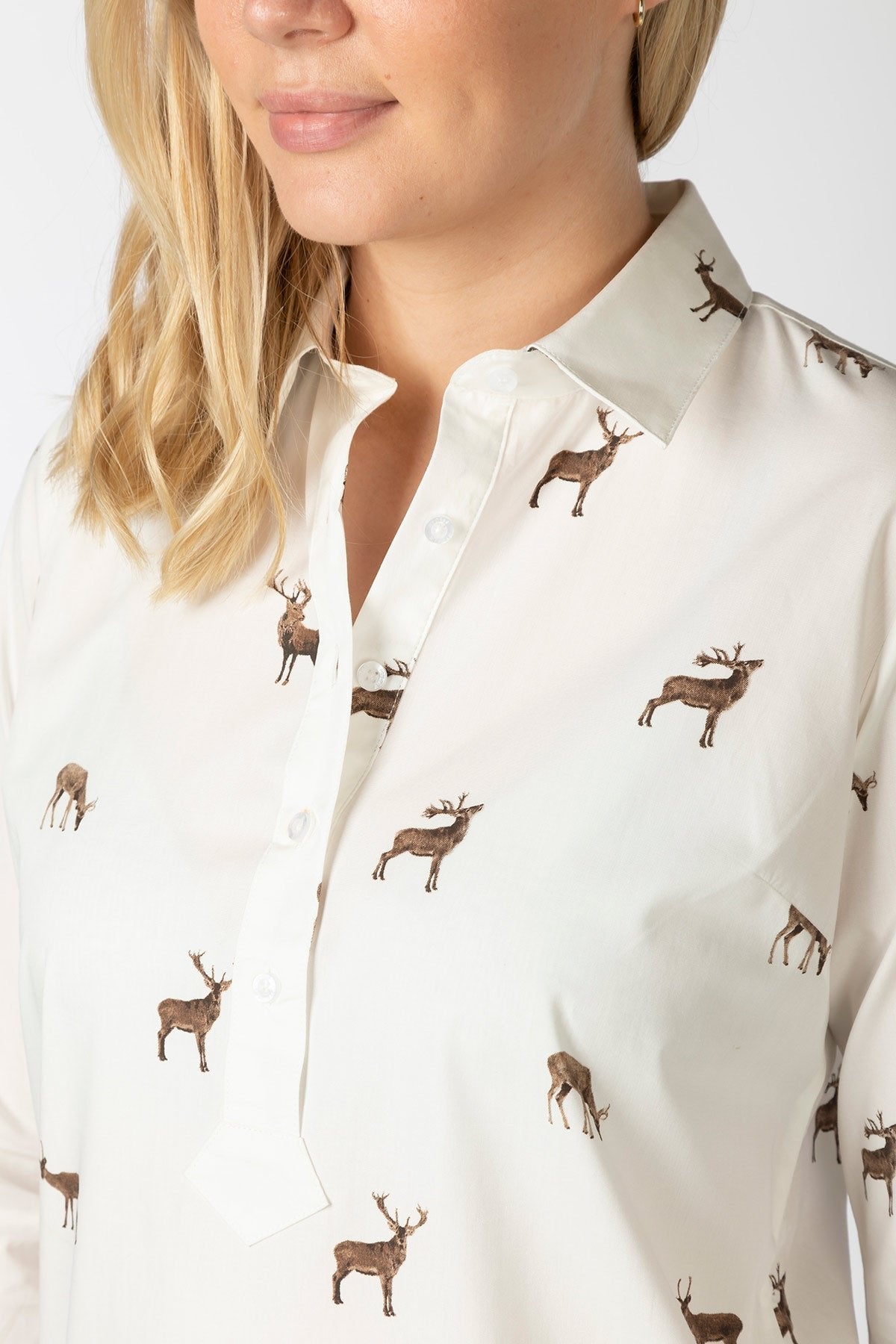 Rydale Ladies Printed Overhead Shirt - Wistow II