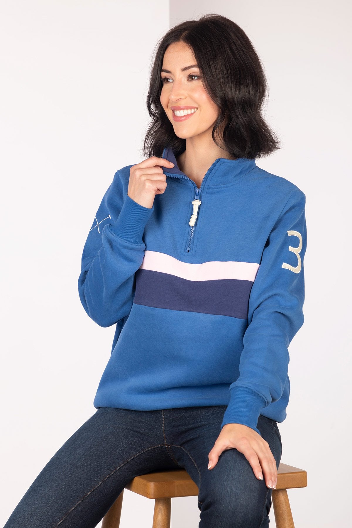Rydale Ladies Stripe Sweatshirt - Bramham