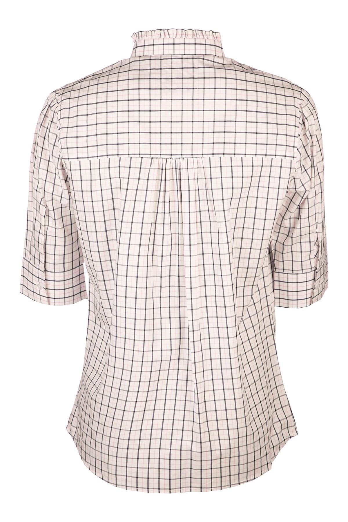 Rydale Ladies Ruffled Short Sleeved Shirt - Ivy