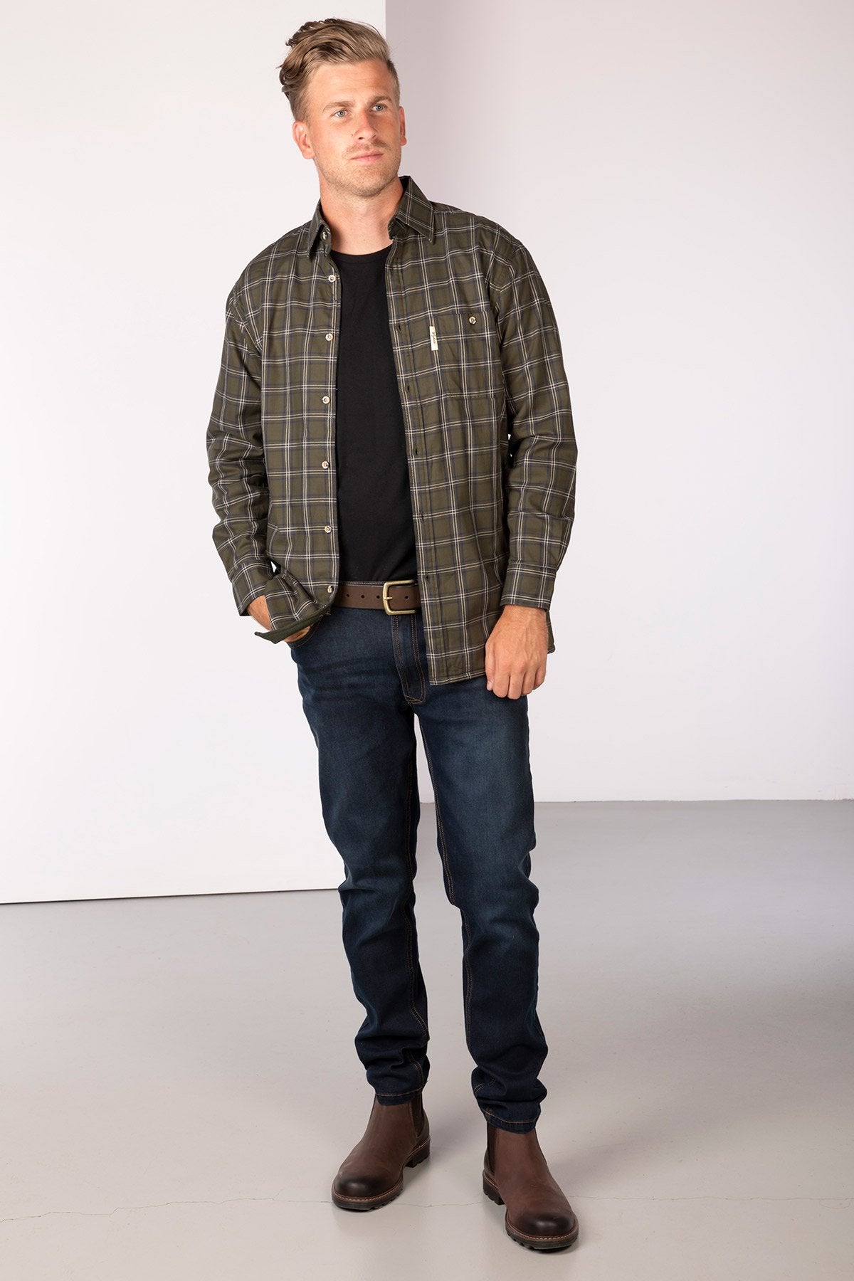 Rydale Men's Fleece Lined Shirt