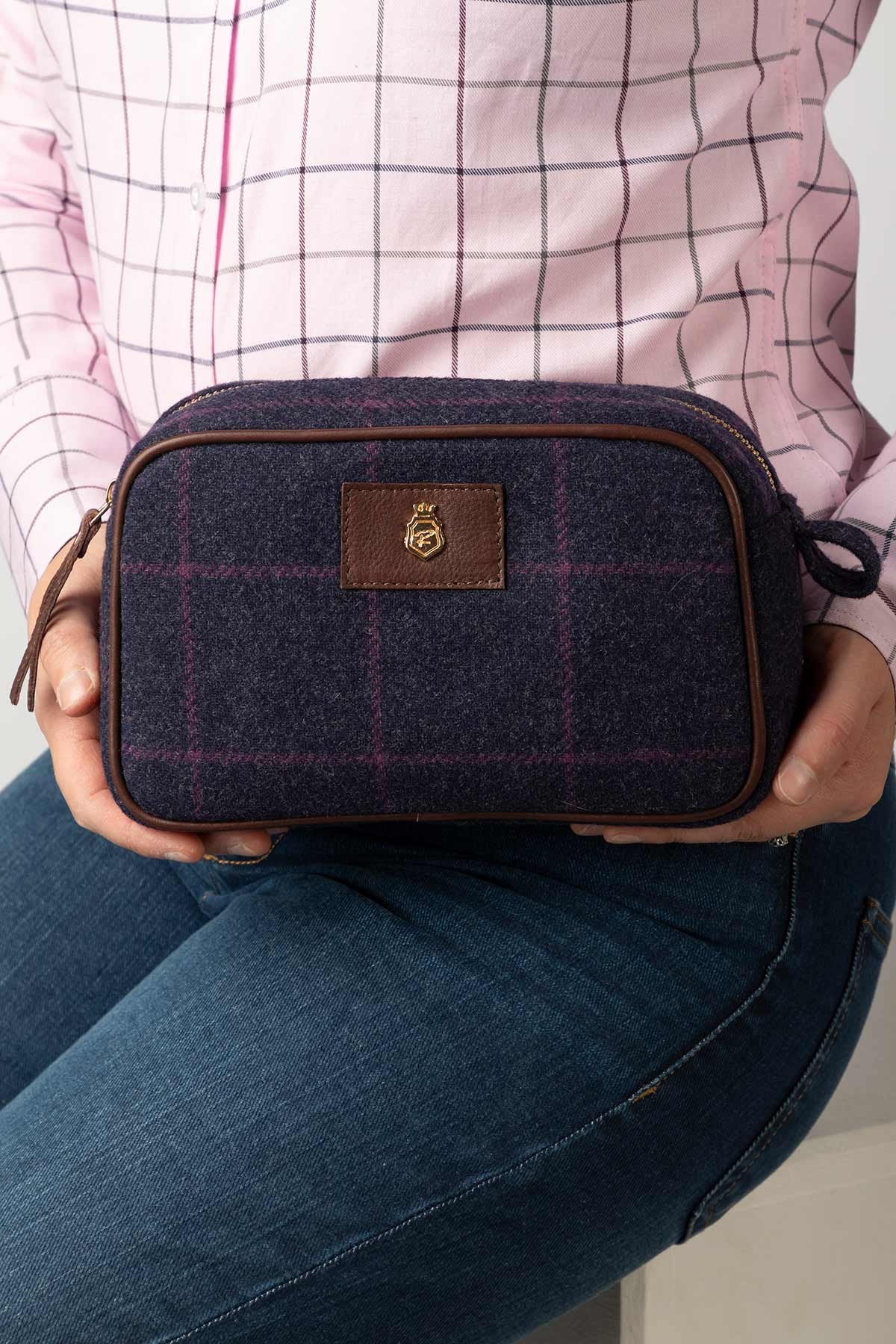 Rydale Large Tweed Makeup Bag - Helmsley