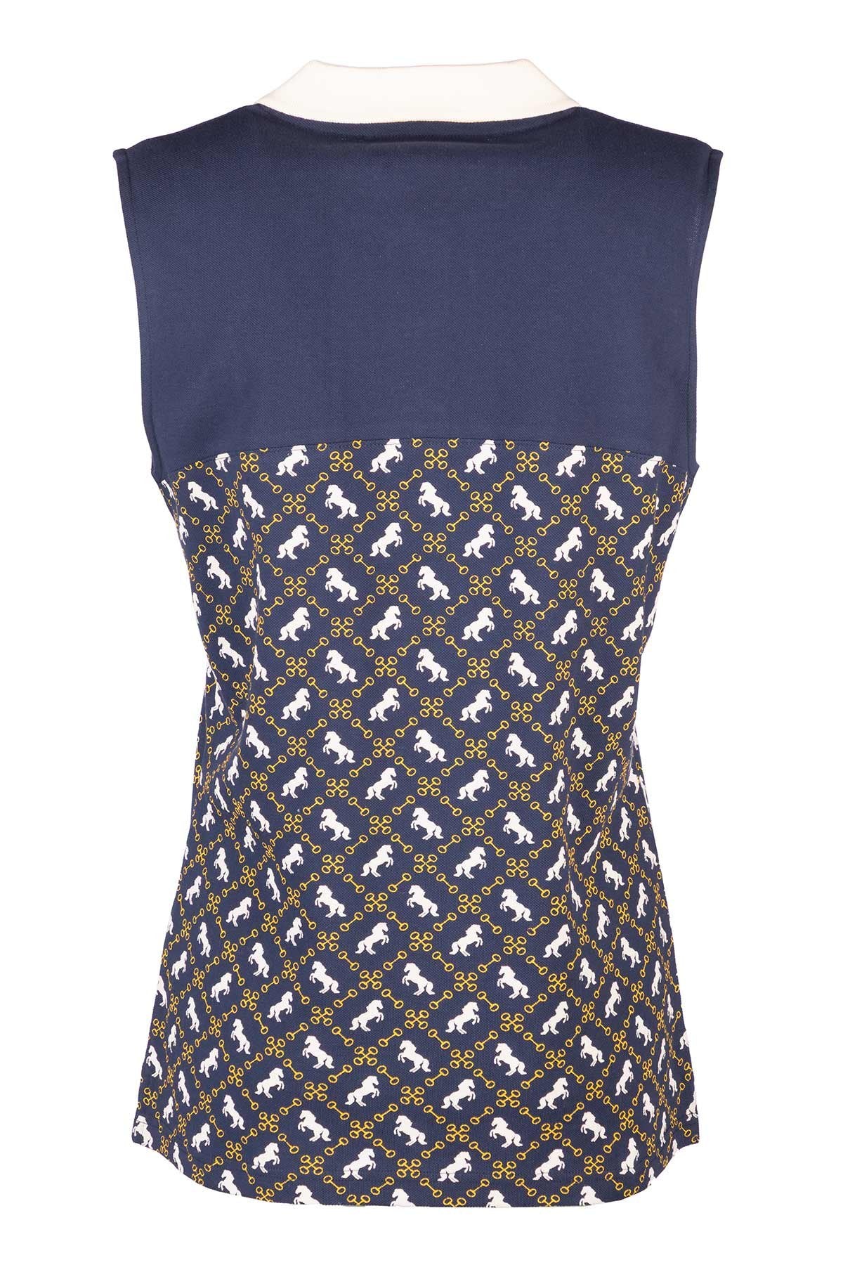 Rydale Ladies Snaffle Sleeveless Equestrian Polo Shirt