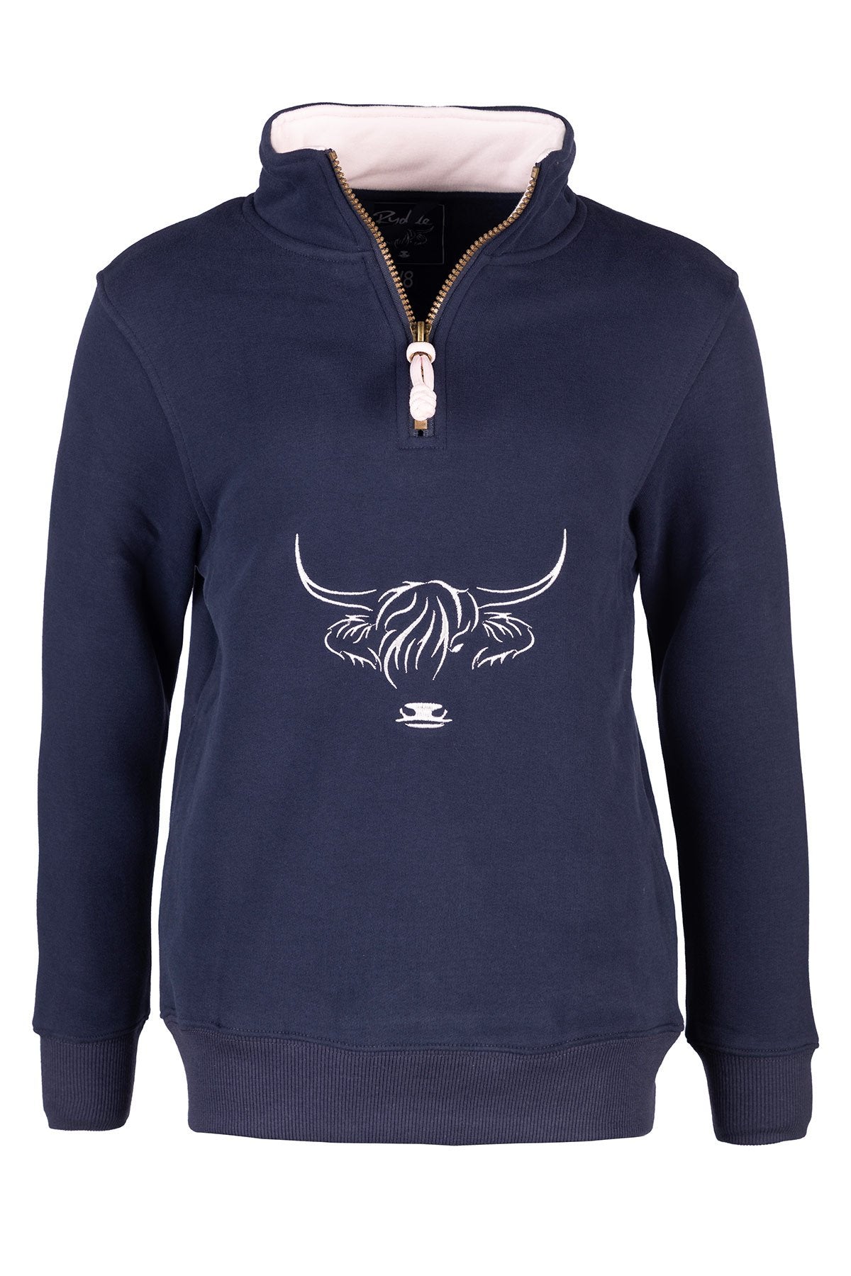 Rydale Girls Quarter Zip Sweatshirt - Byland
