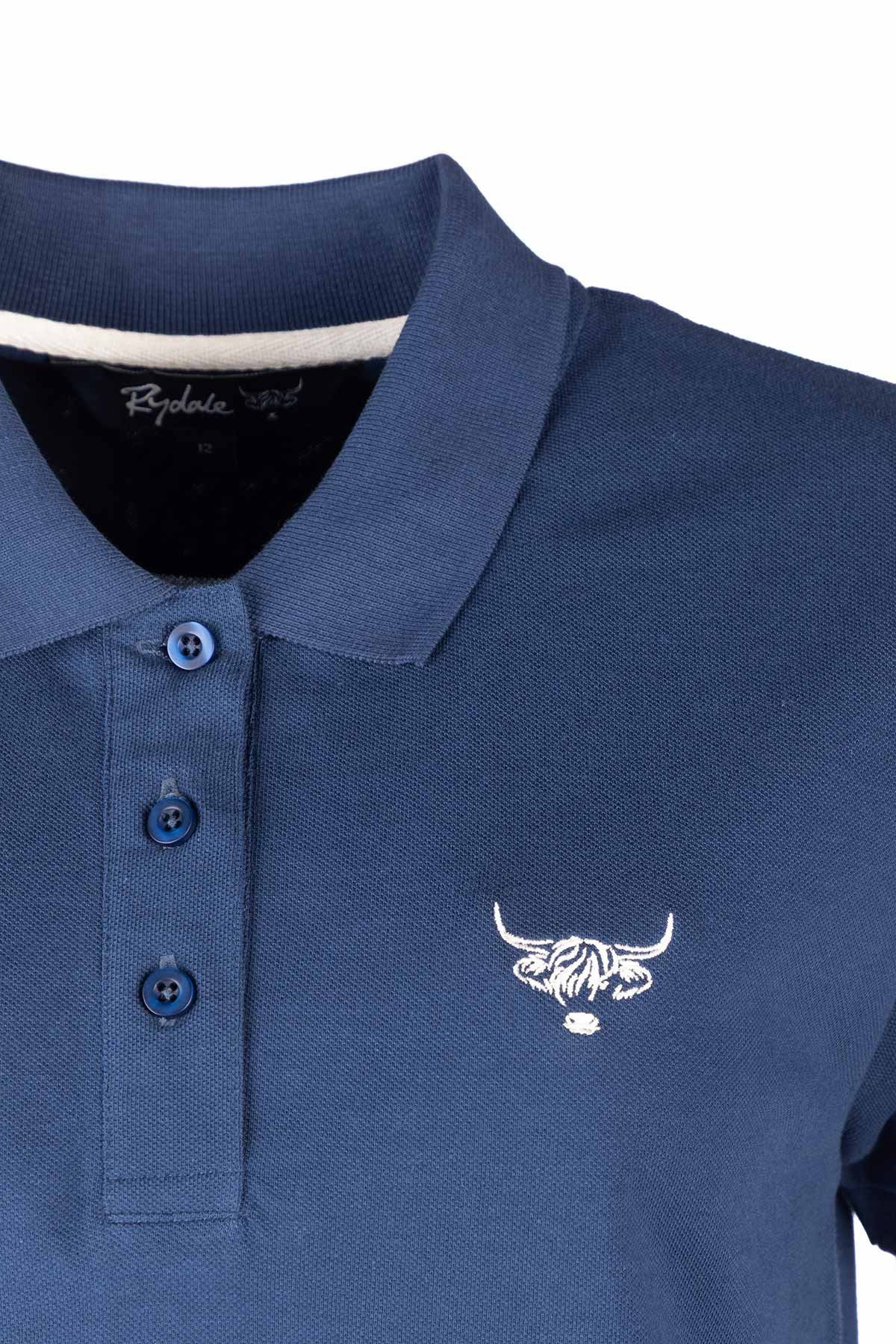 Rydale Ladies Highland Cow Polo Shirt - Kirby