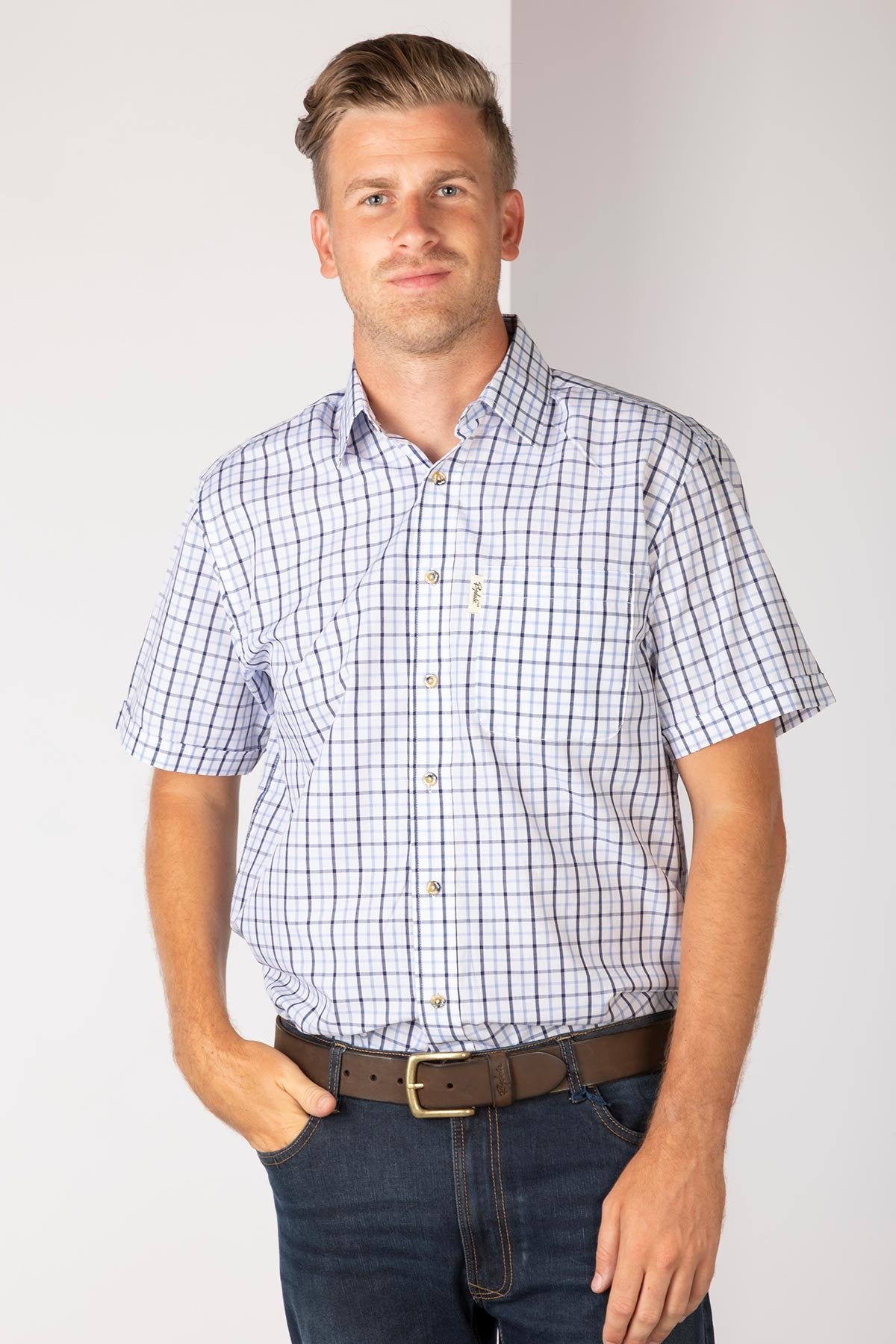 Rydale Men's Short Sleeved Check Shirts