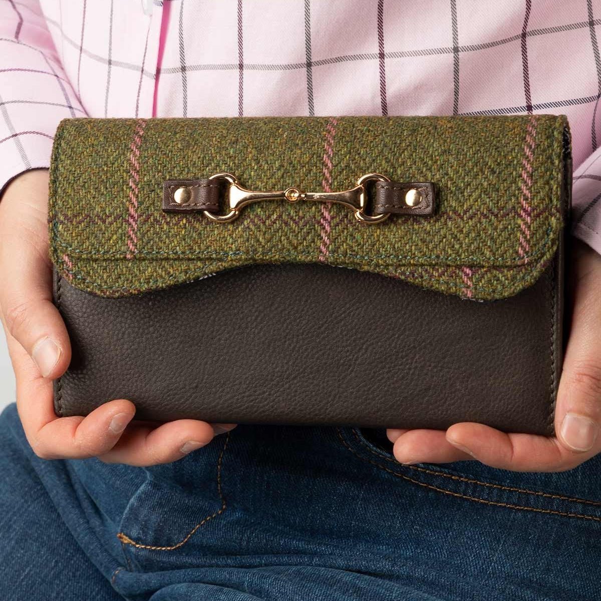 Rydale Ladies Tweed Snaffle Purse - Helmsley