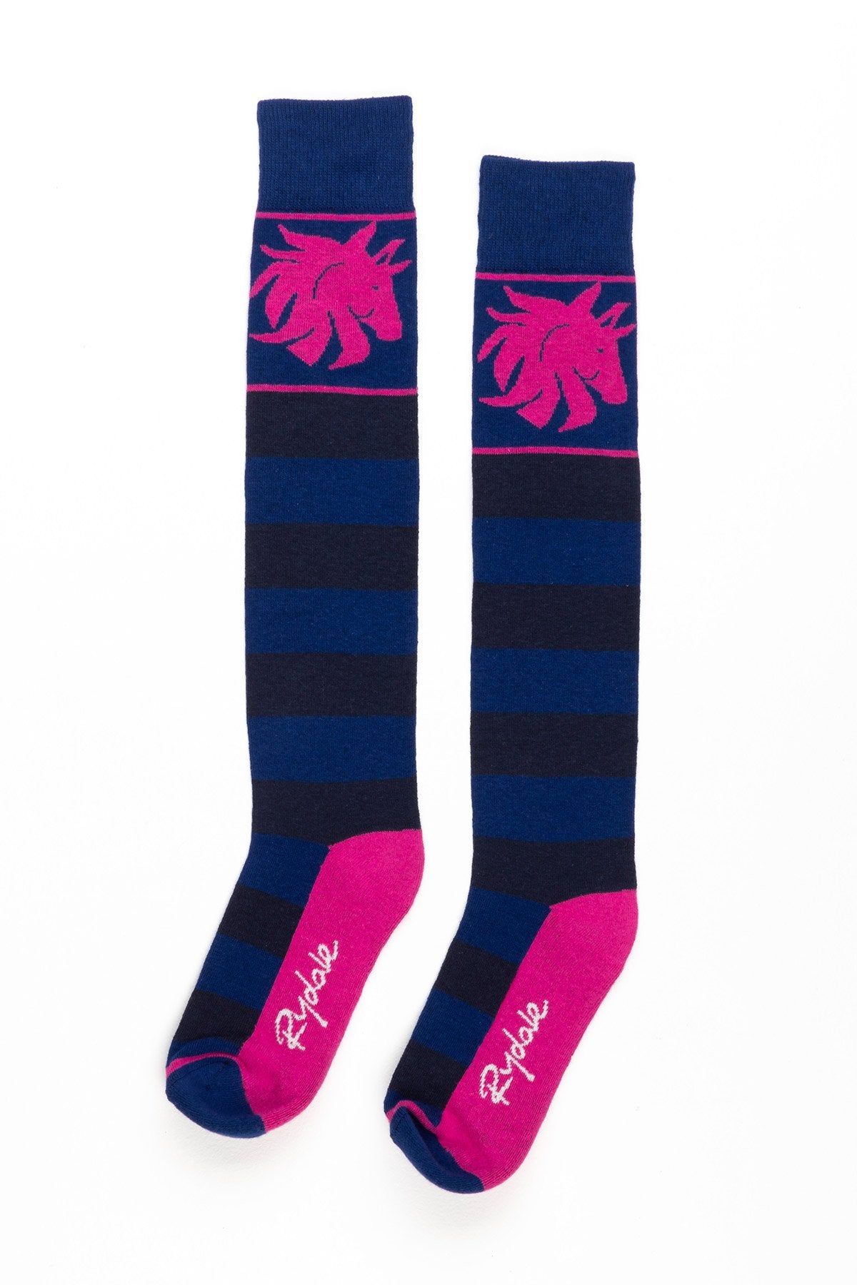 Rydale Ladies Broadstripe Knee Length Riding Socks