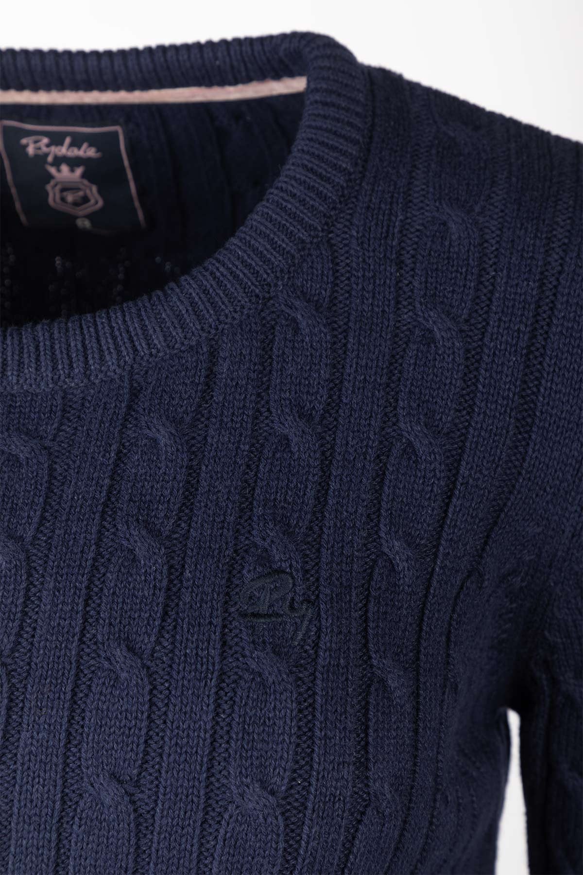 Rydale Ladies Crew Neck Cable Knit Jumper - Emma