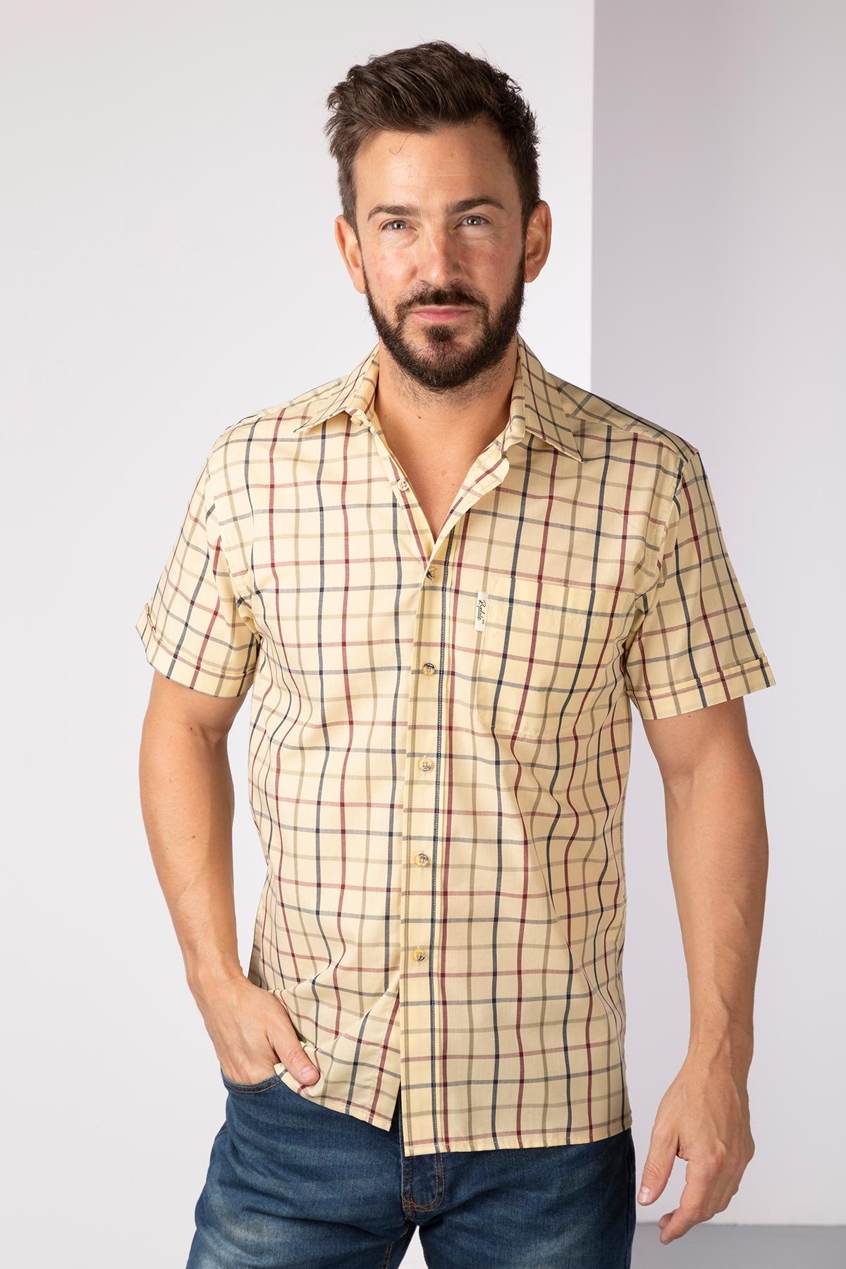 Rydale Men's Short Sleeved Check Shirt