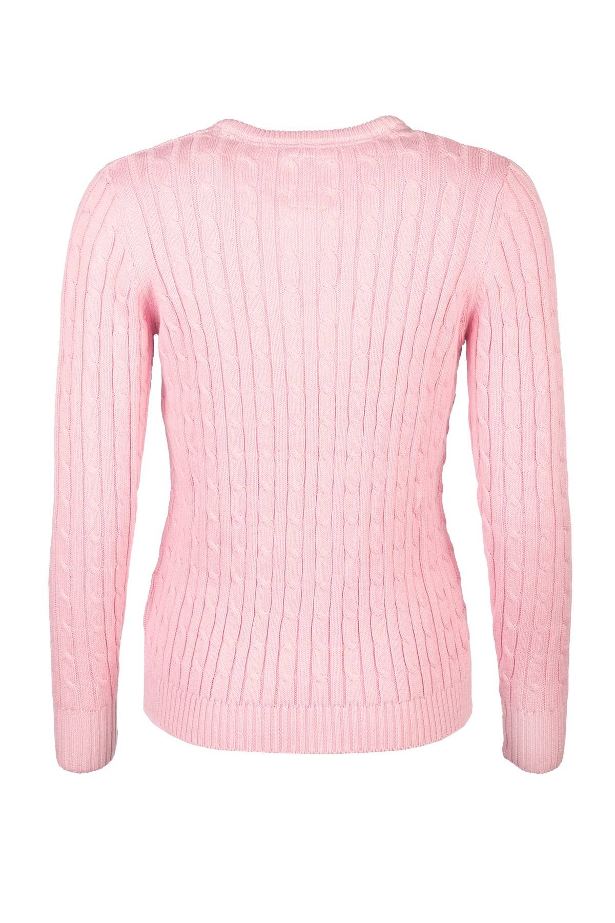 Rydale Ladies V Neck Cable Knit Jumper - Emma