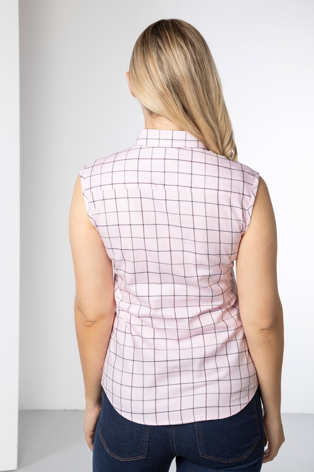 Rydale Ladies Hannah Sleeveless Country Shirt - Kate Tweed