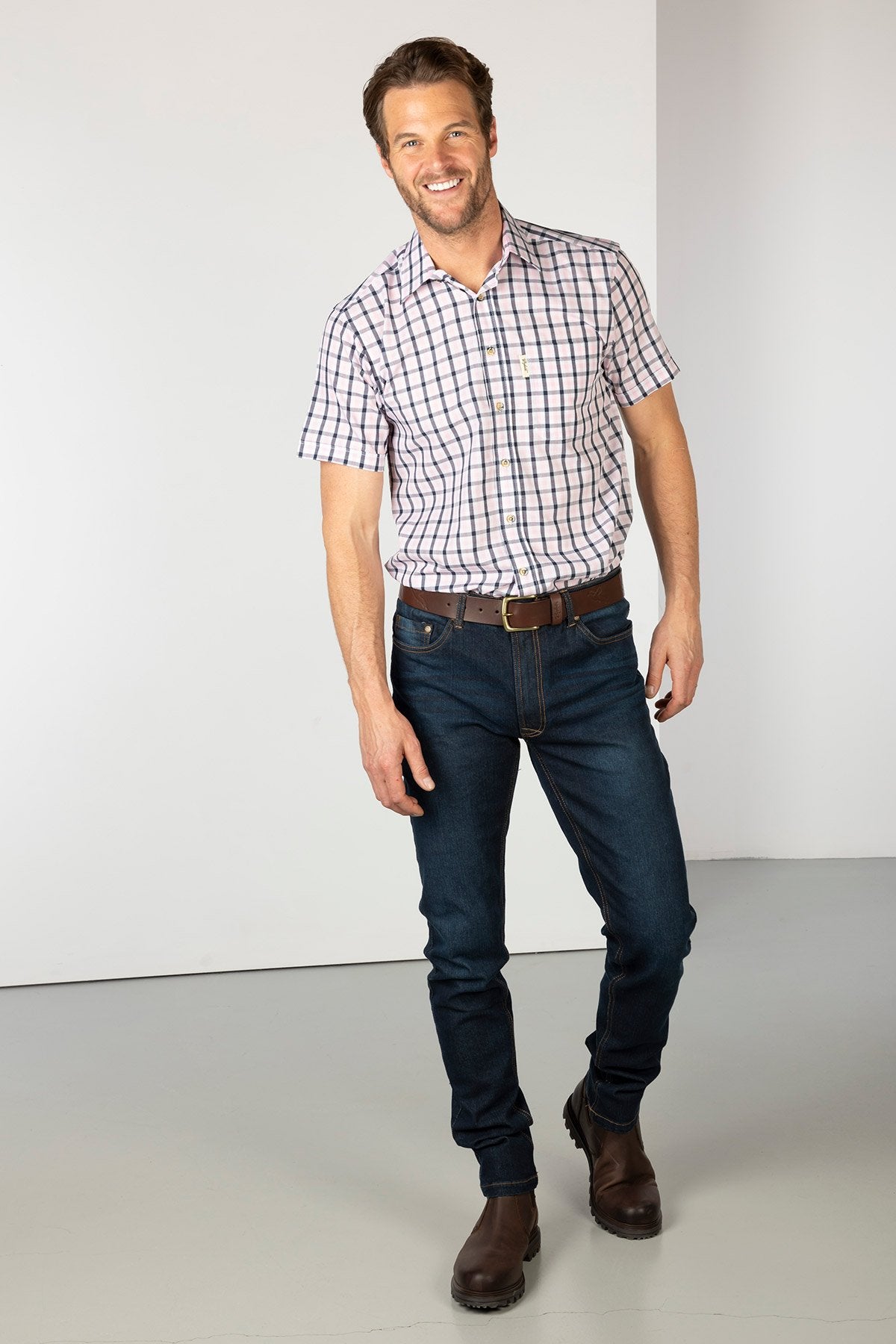 Rydale Men's Short Sleeved Check Shirts