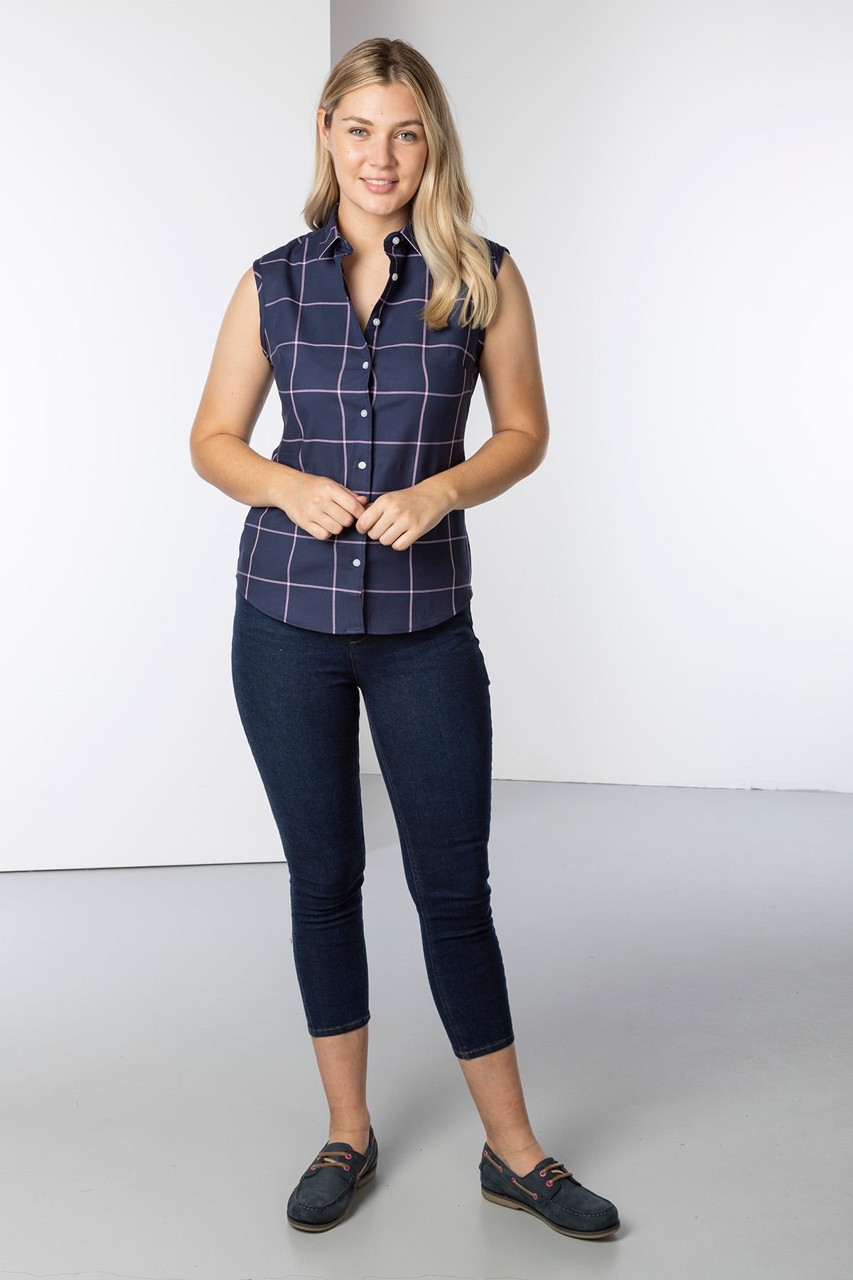 Rydale Ladies Hannah Sleeveless Country Shirt - Laura Tweed