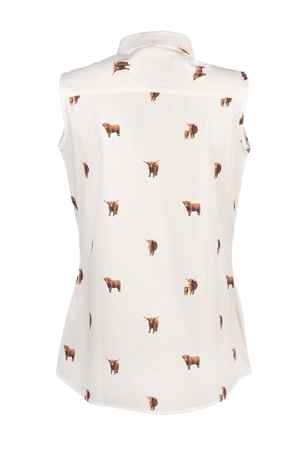 Rydale Ladies Sleeveless Shirt With Collar - Wistow II