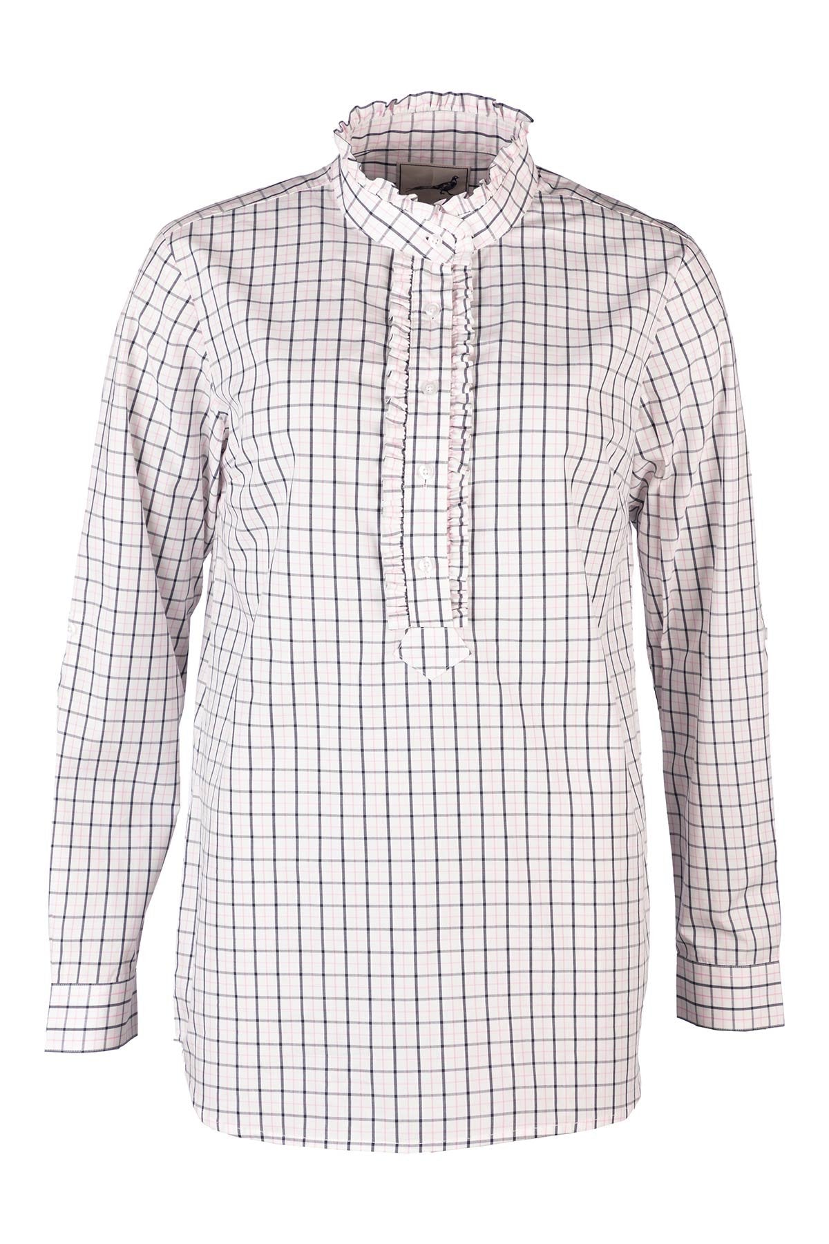 Rydale Ladies Overhead Ruffled Shirt - Ivy