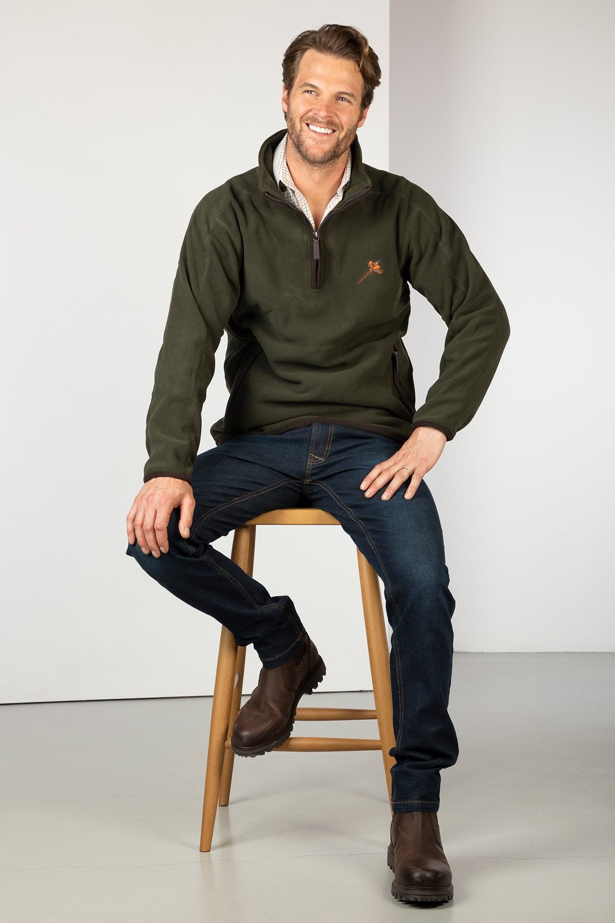Rydale Men's Half Zip Fleece - Gransmoor