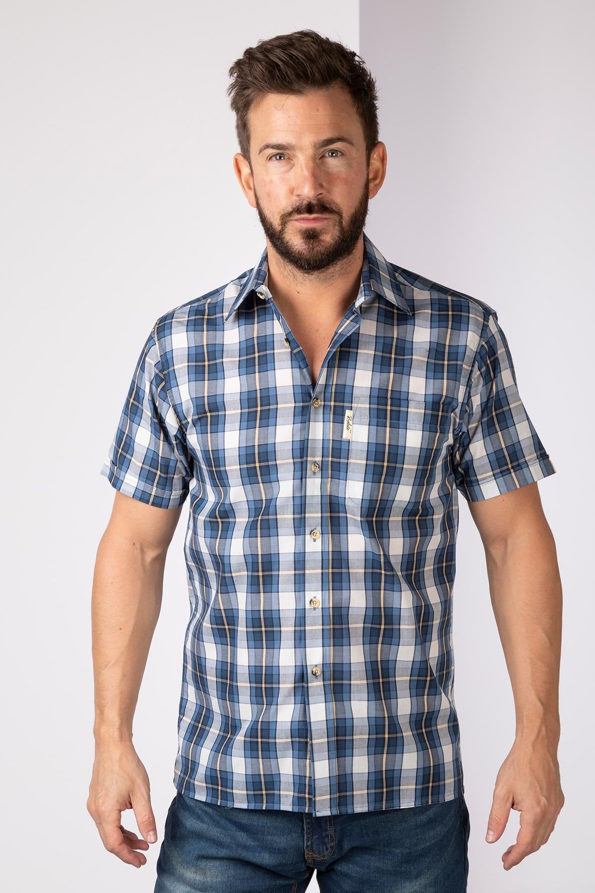 Rydale Men's Short Sleeved Check Shirt