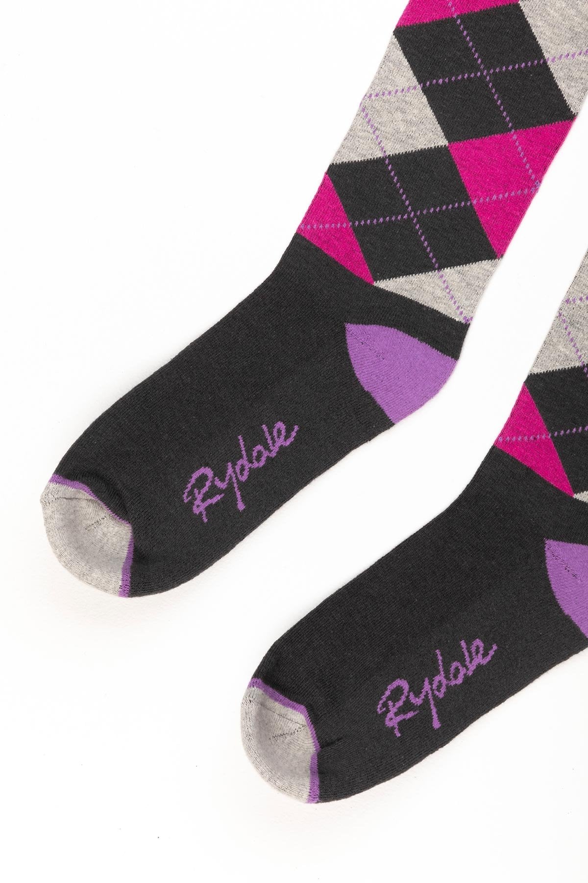 Rydale Ladies Argyle Knee High Riding Socks