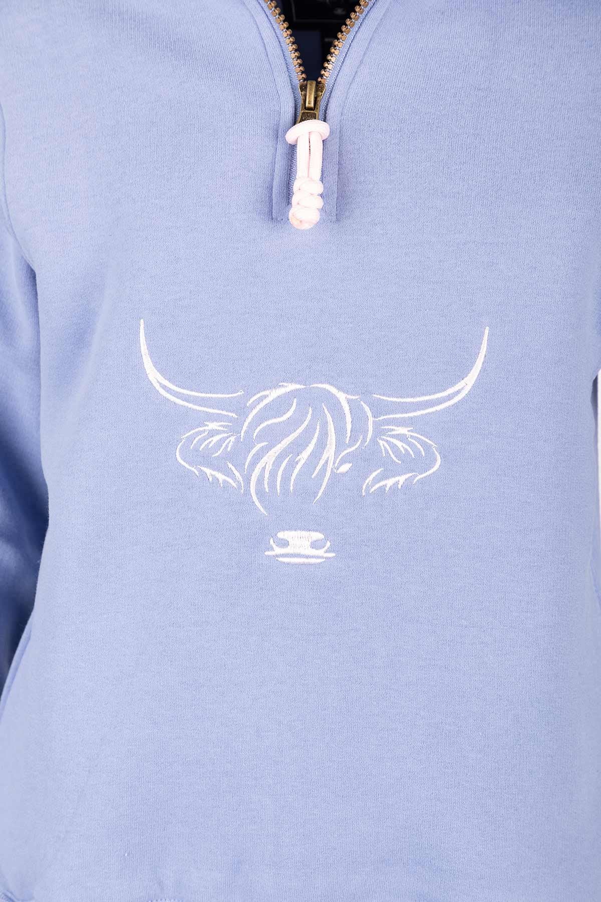Rydale Girls Quarter Zip Sweatshirt - Byland