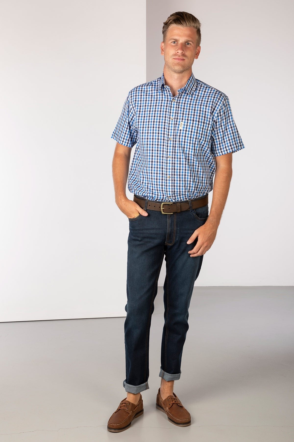 Rydale Men's Short Sleeved Check Shirts