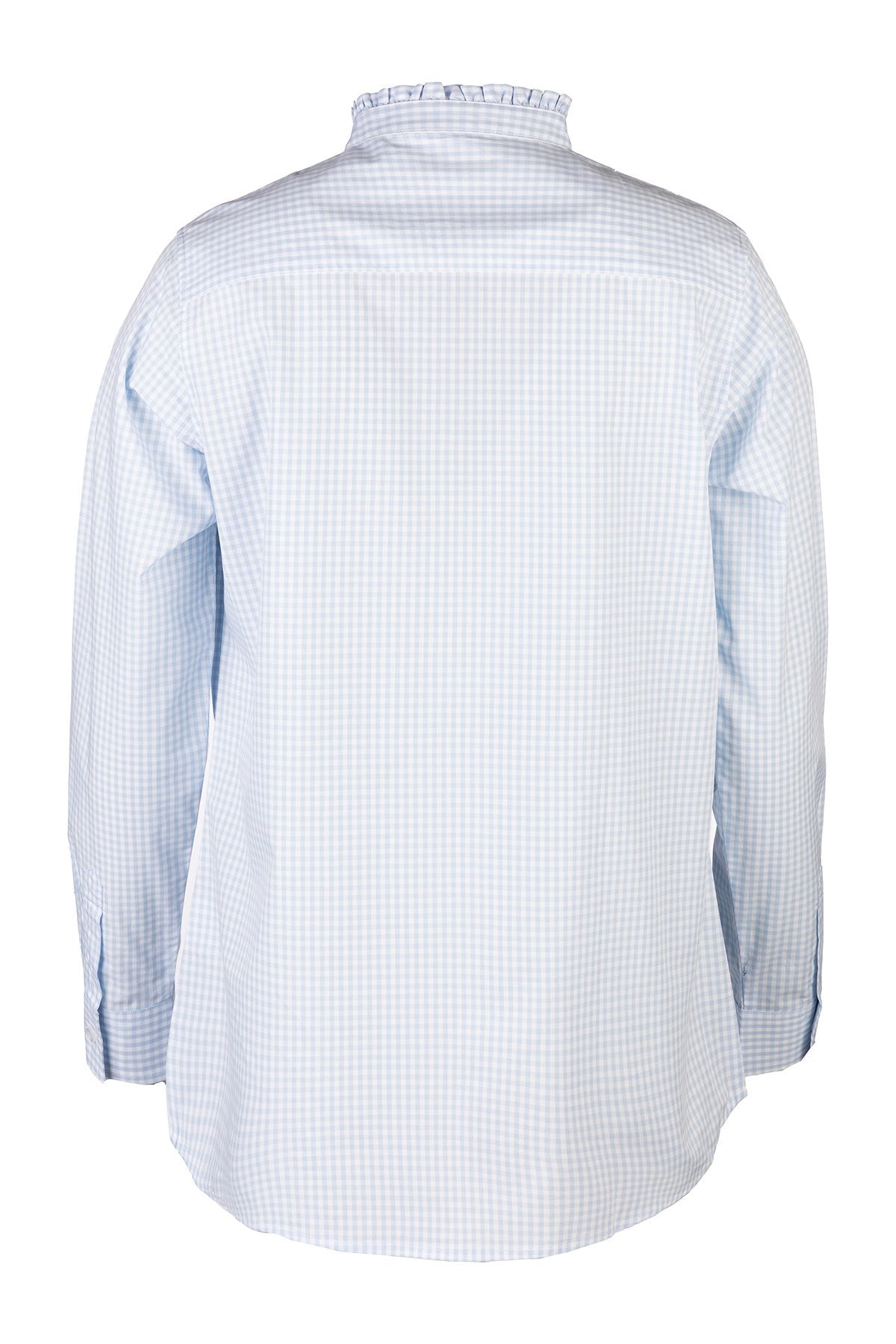 Rydale Ladies Oxford Cotton Ruffled Shirt - Ivy