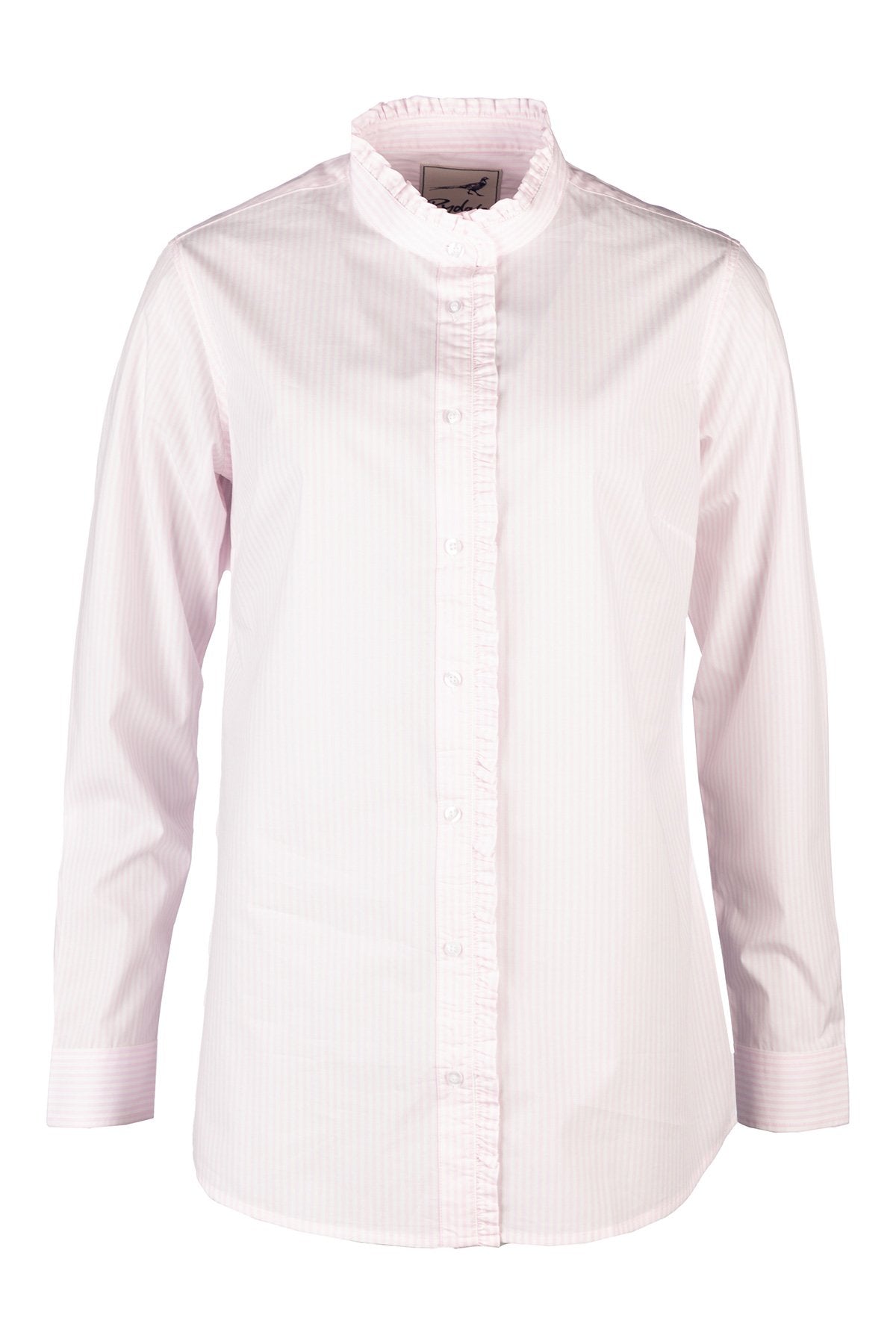 Rydale Ladies Oxford Cotton Ruffled Shirt - Ivy