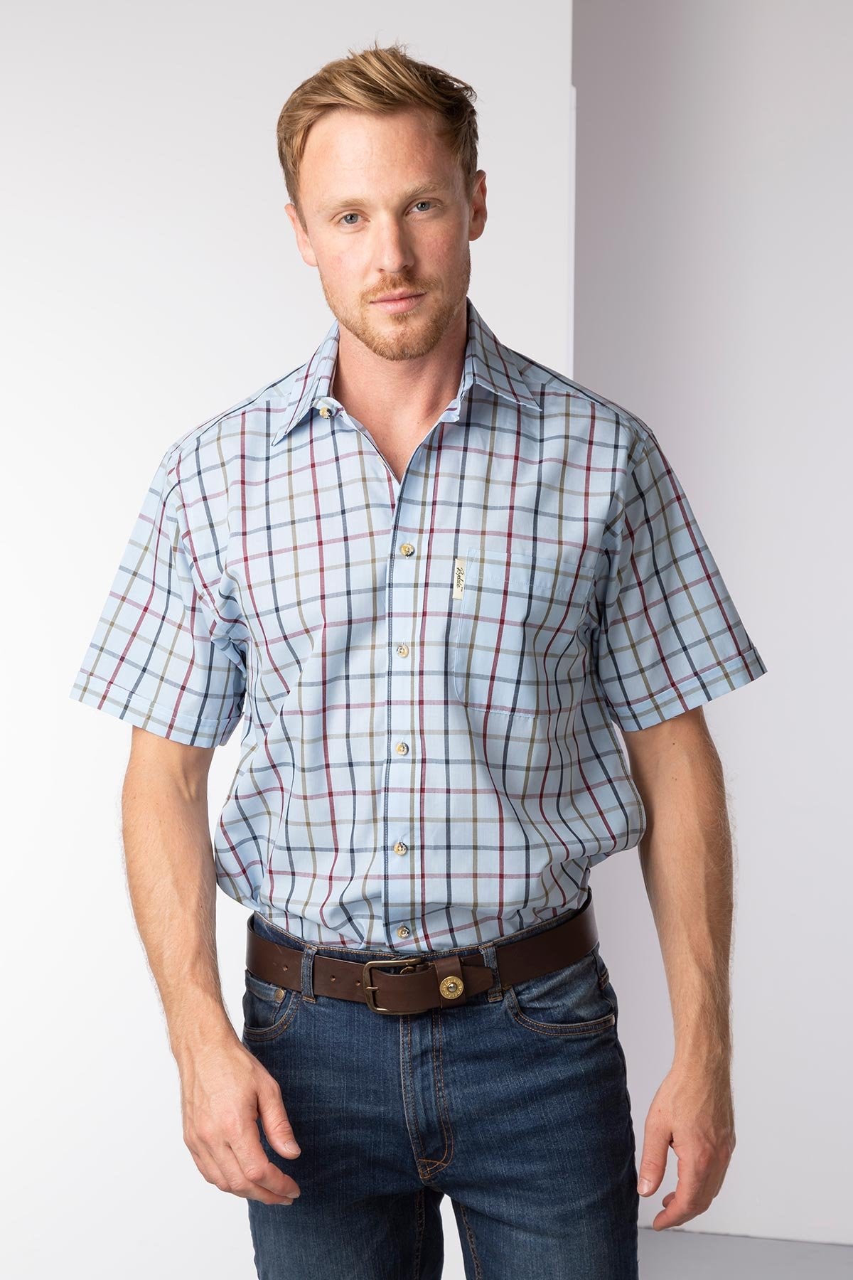 Rydale Men's Short Sleeved Check Shirt