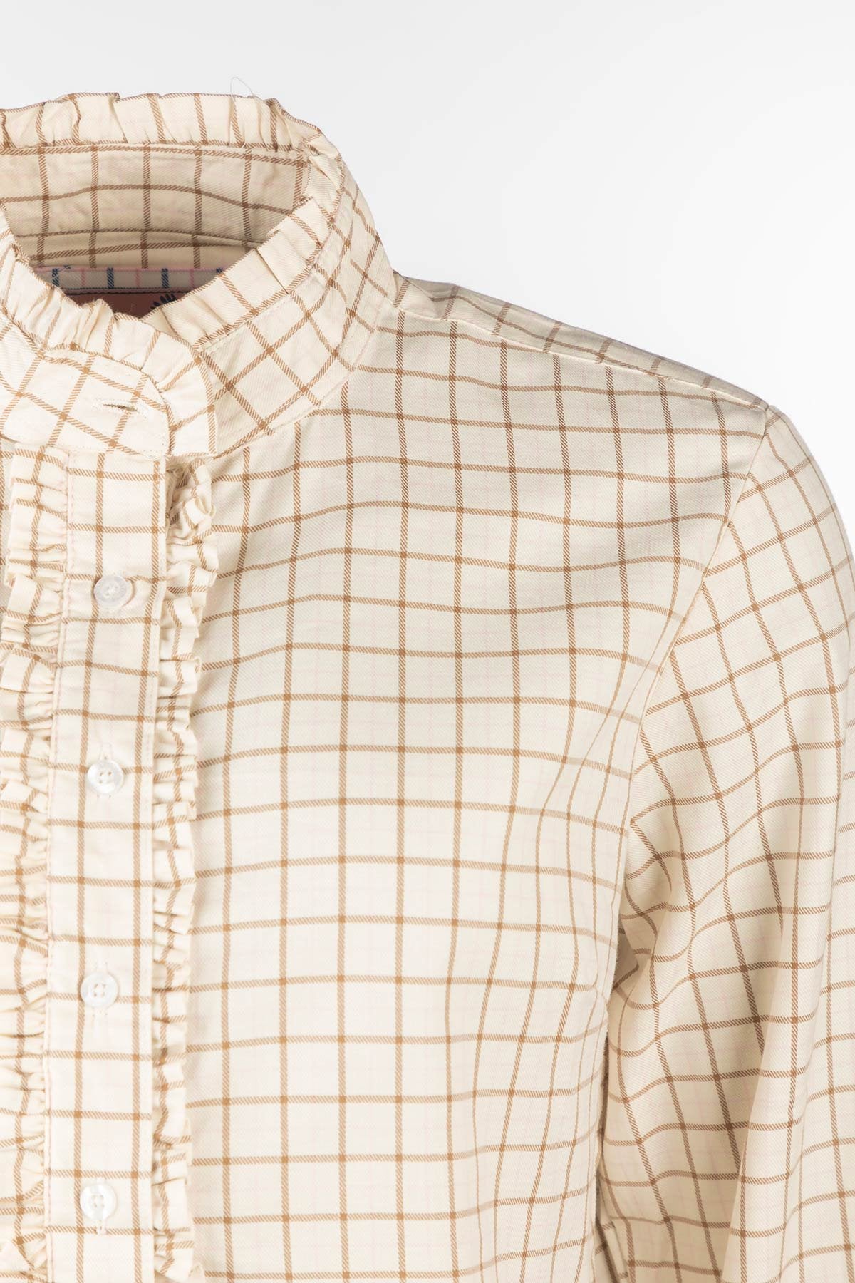 Rydale Ladies Hannah Overhead Ruffled Shirt - Ellie