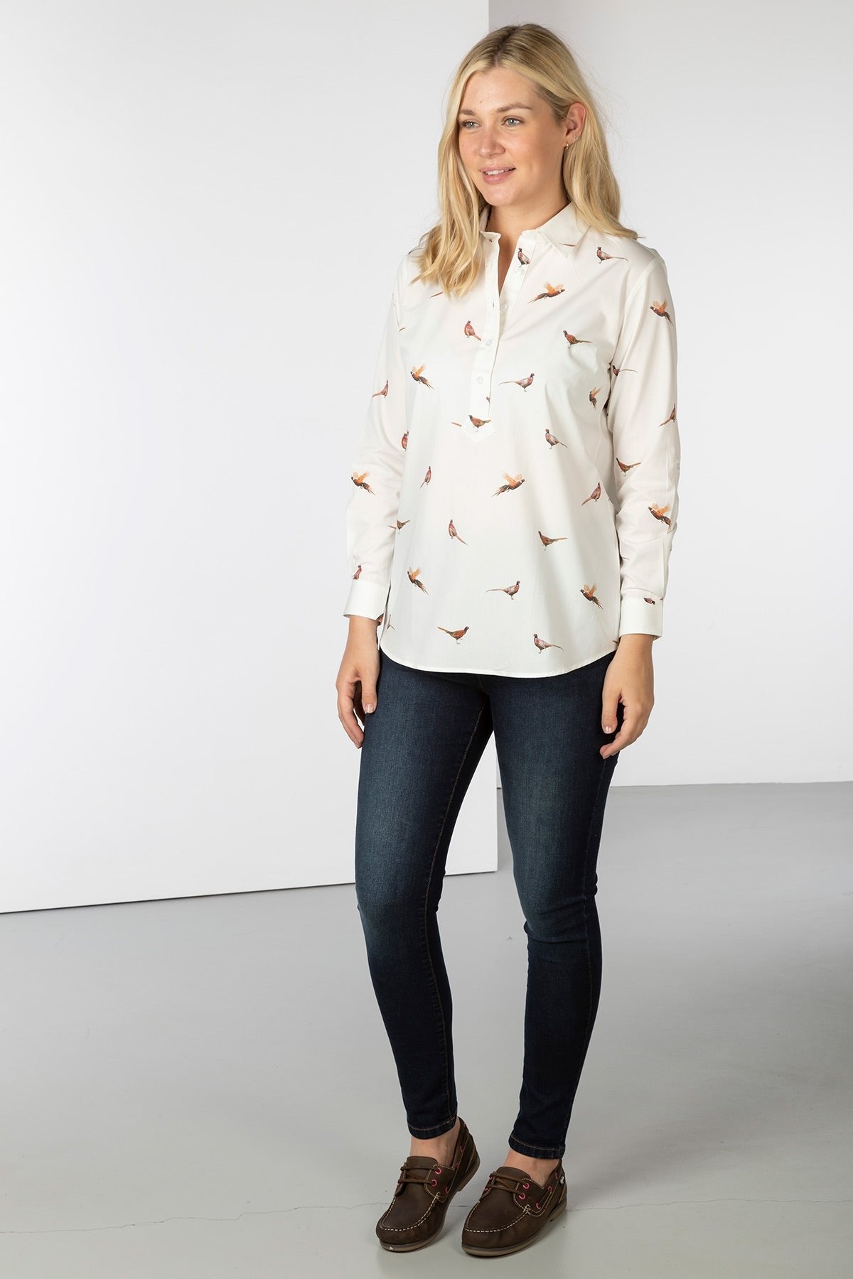 Rydale Ladies Printed Overhead Shirt - Wistow II