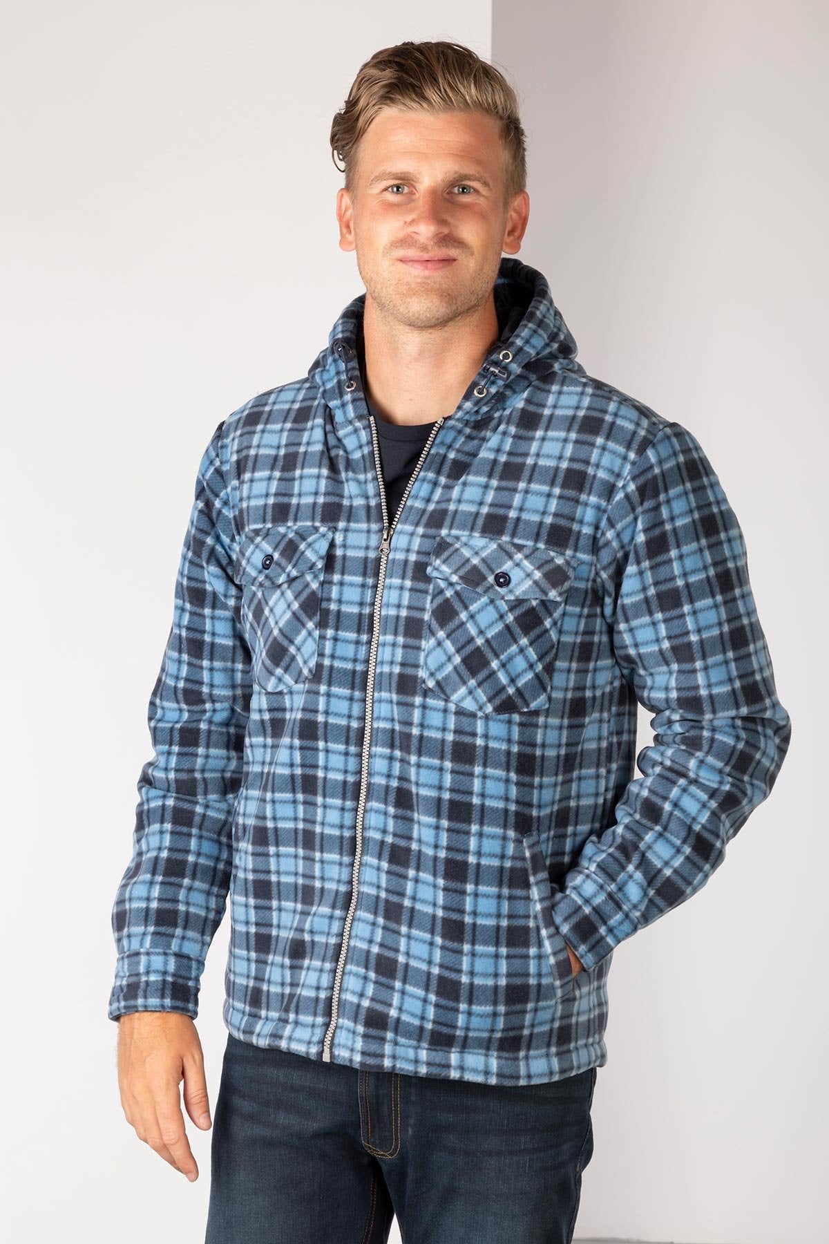 Rydale Men's Hooded Fleece Overshirt - Ulrome