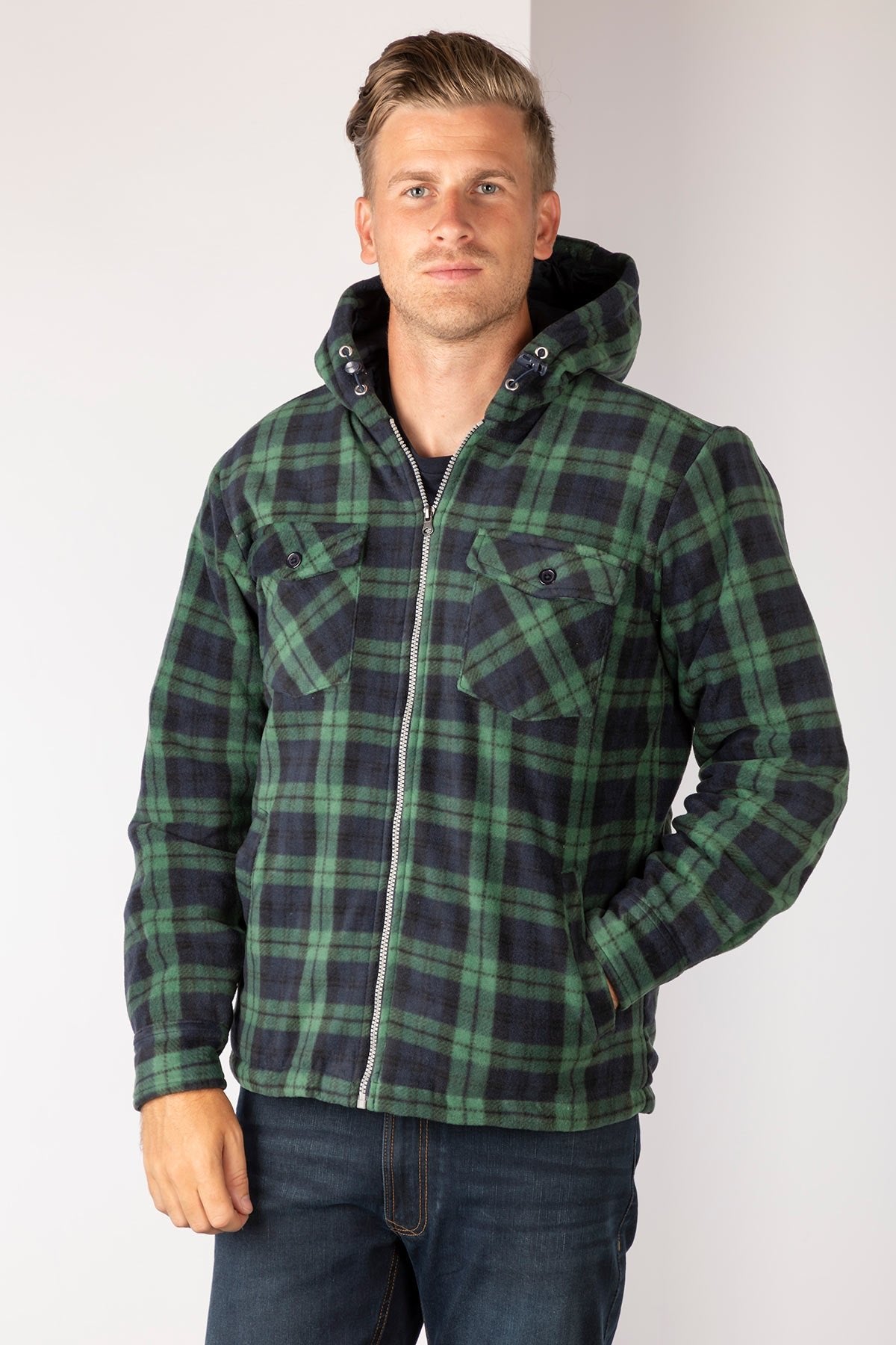 Rydale Men's Hooded Fleece Overshirt - Ulrome