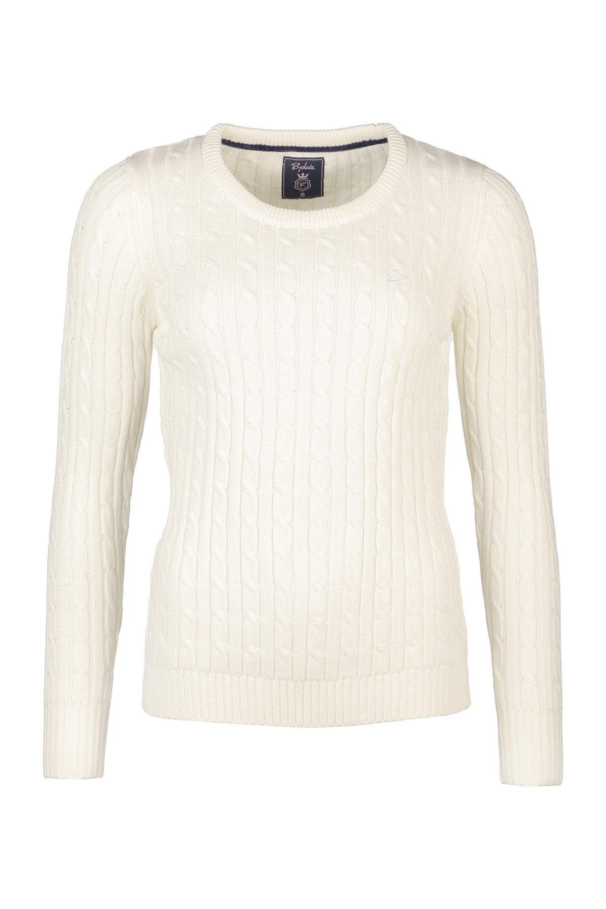 Rydale Ladies Crew Neck Cable Knit Jumper - Emma