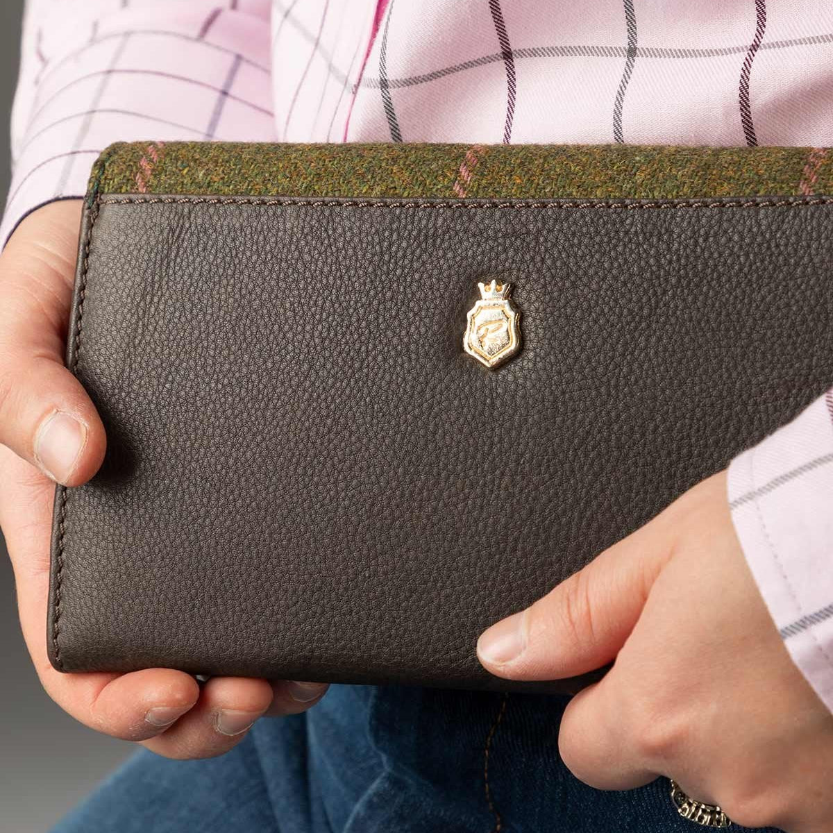 Rydale Ladies Tweed Snaffle Purse - Helmsley