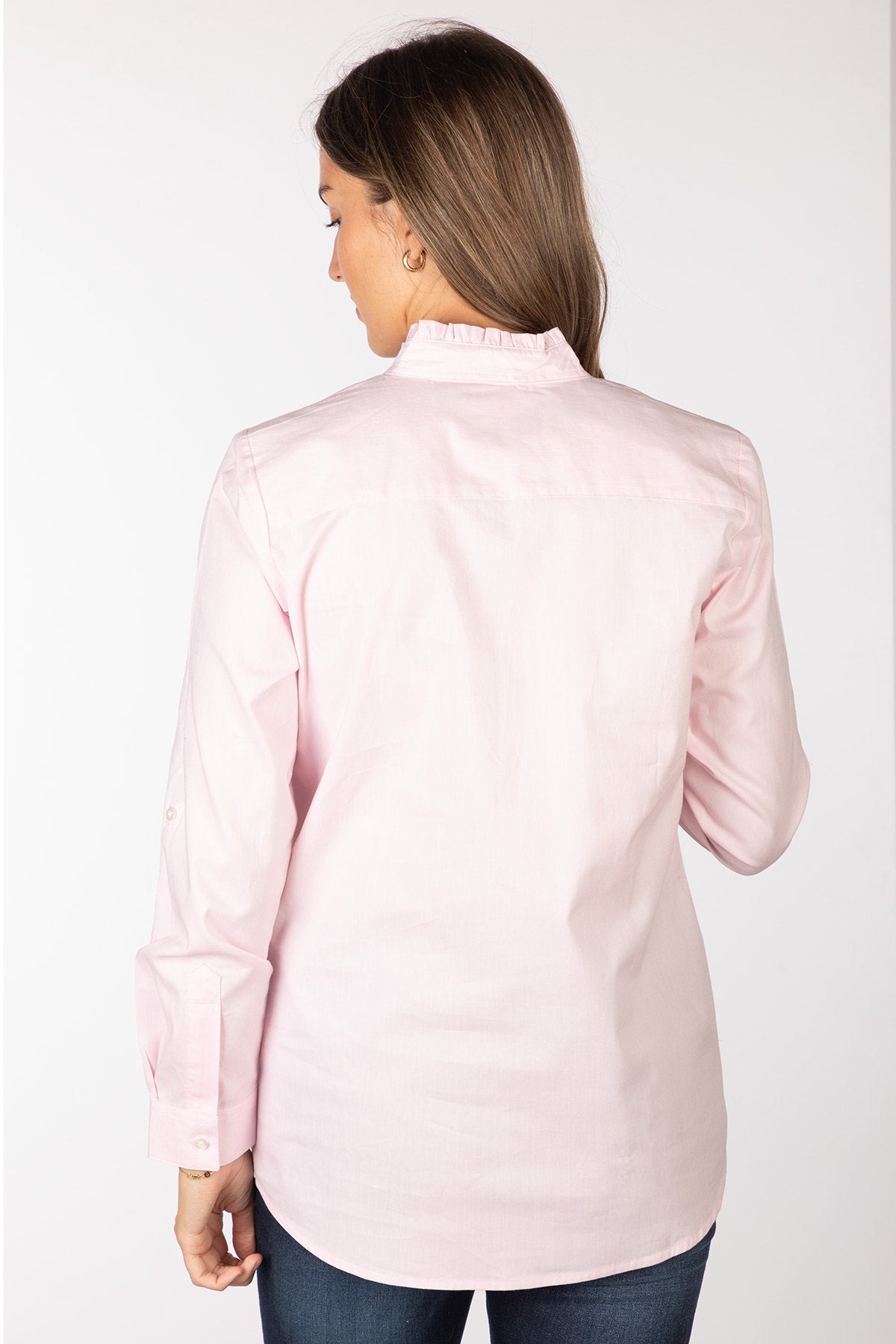 Rydale Ladies Overhead Ruffled Shirt - Ivy