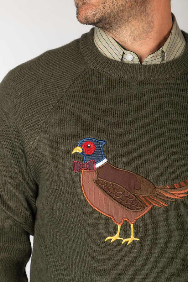 Rydale Men's Crew Neck Character Knit Jumper