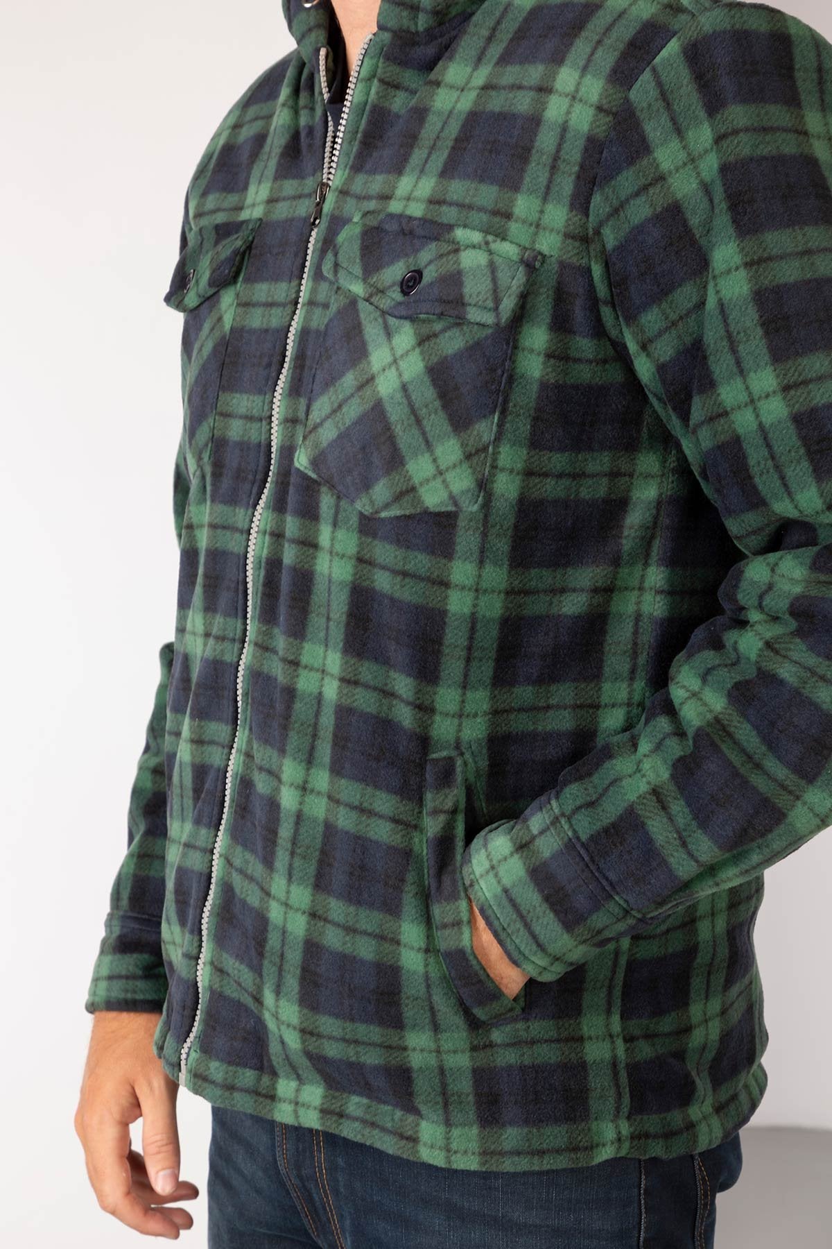 Rydale Men's Hooded Fleece Overshirt - Ulrome