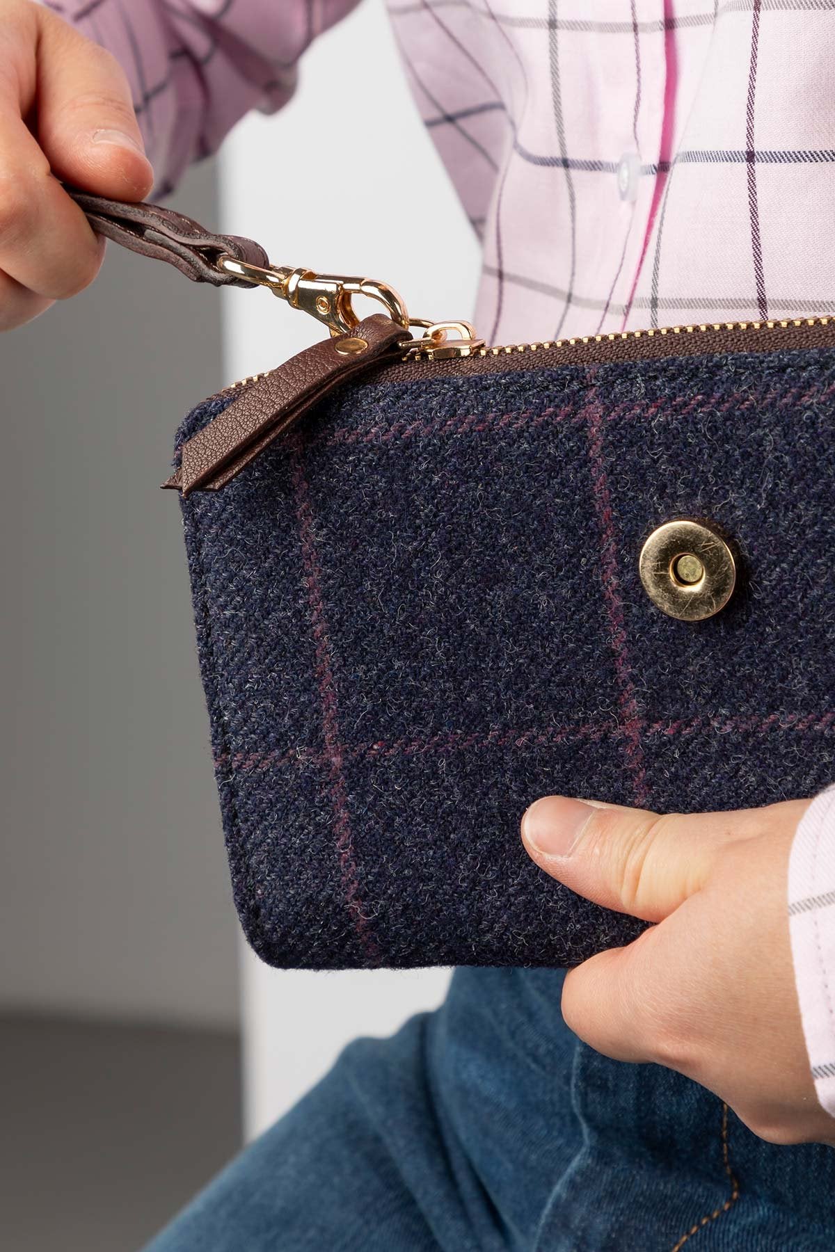 Rydale Ladies Tweed Clutch Purse - Helmsley