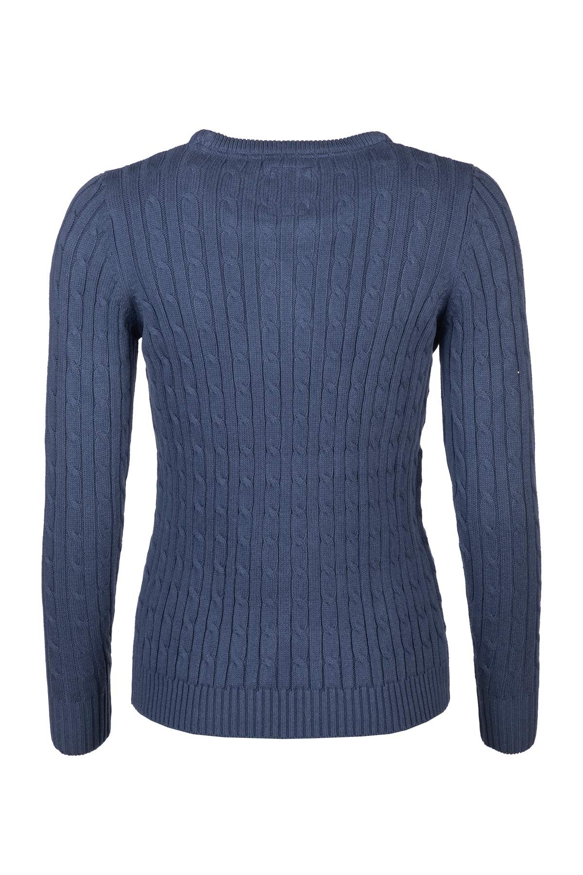 Rydale Ladies Crew Neck Cable Knit Jumper - Emma